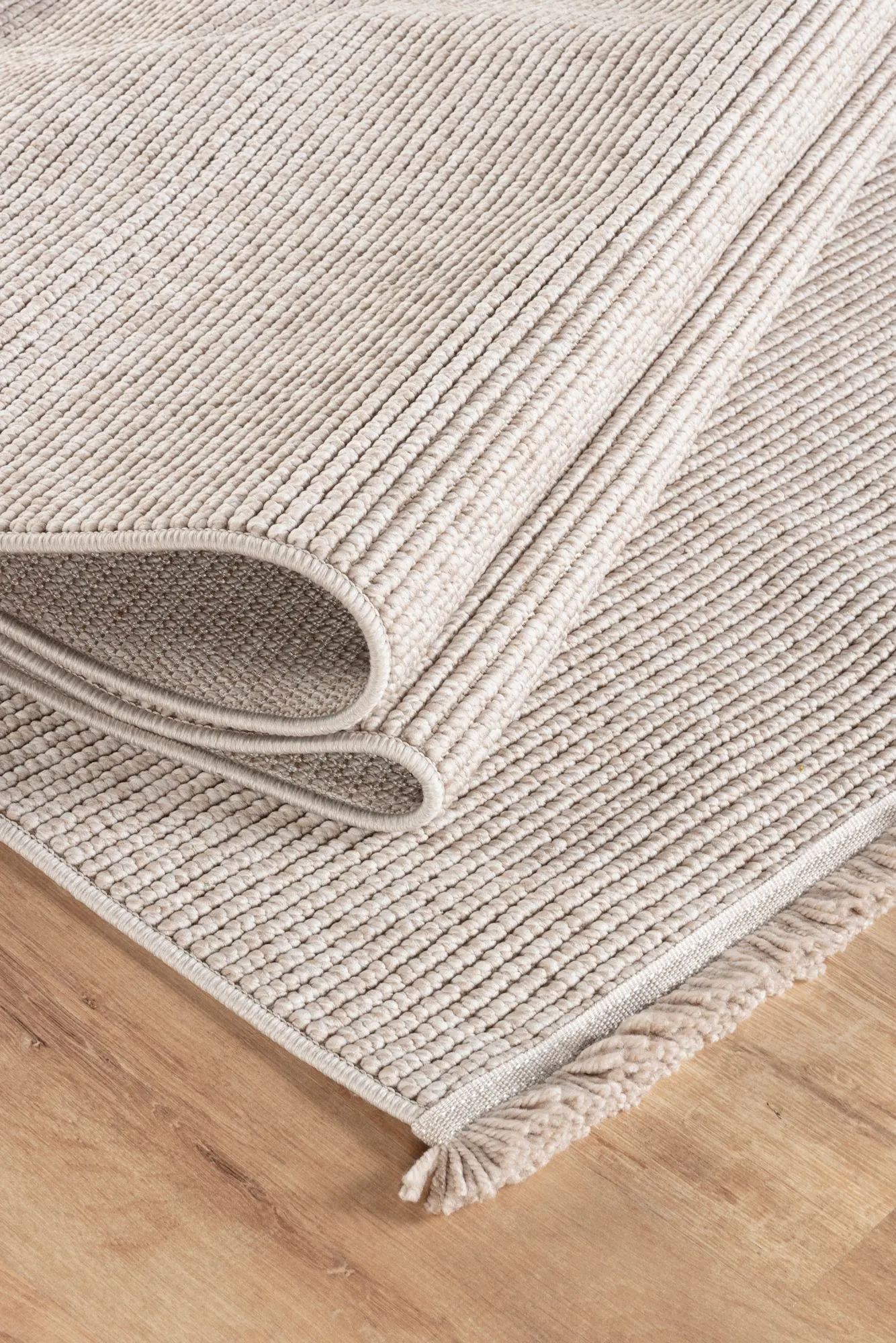 Dywan z frędzlami LOOPY 160 x 230 beżowy - ASI_952CCL2519