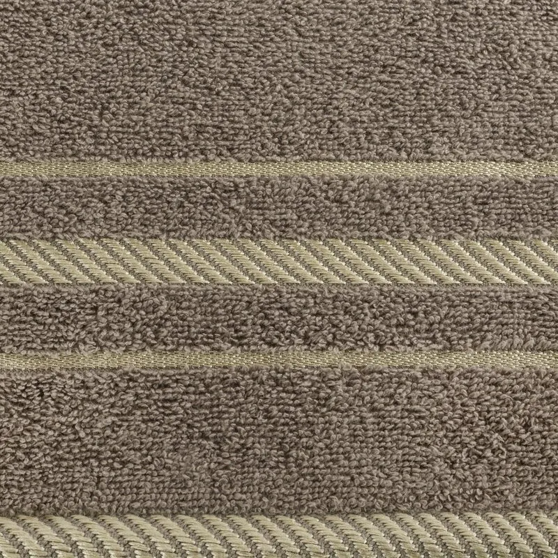 RĘCZNIK KORAL (04) 50 X 90 CM BRĄZOWY