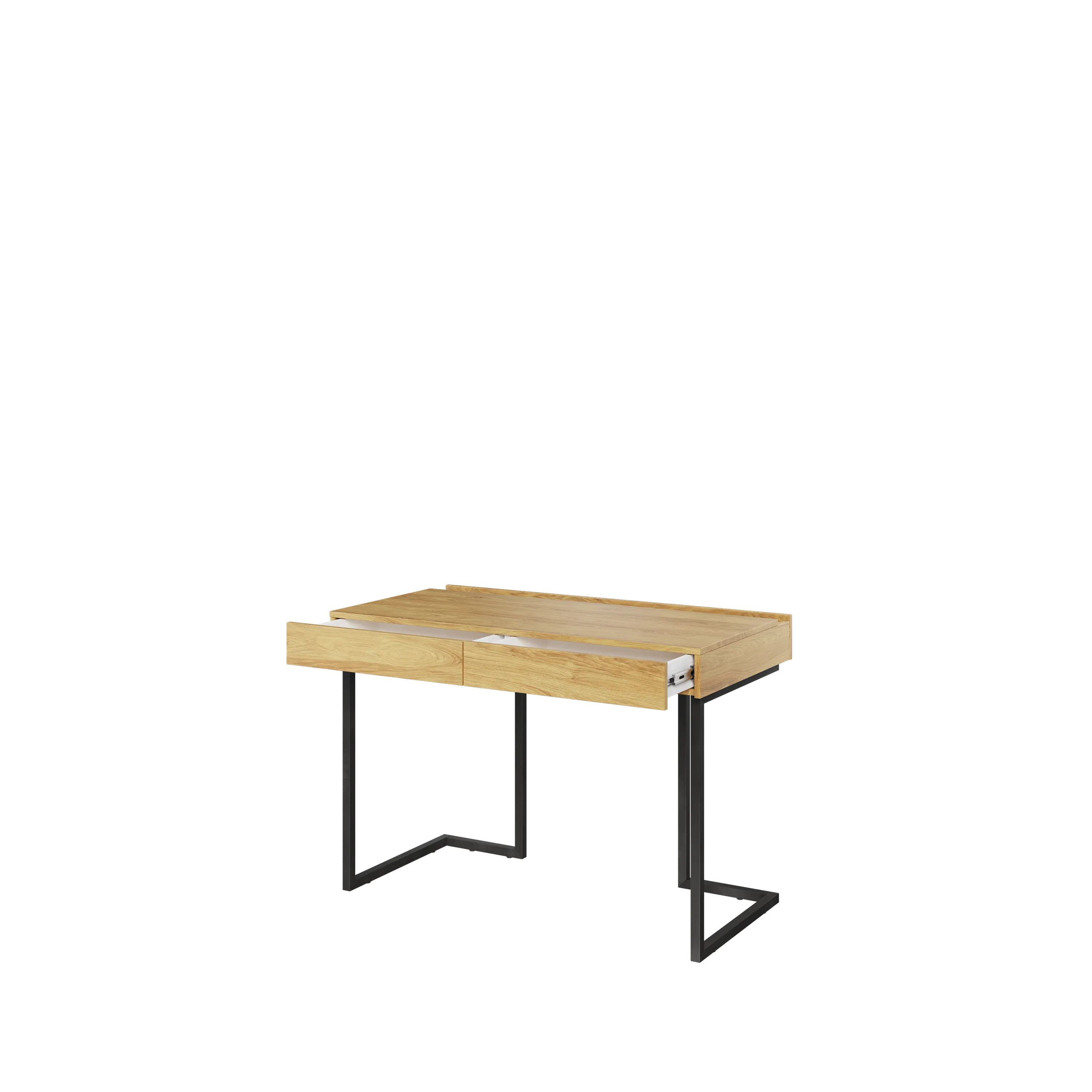 Biurko wolnostojące Teen Flex TF-06+TF-15 hikora naturalna/surowa stal - TF615HRS