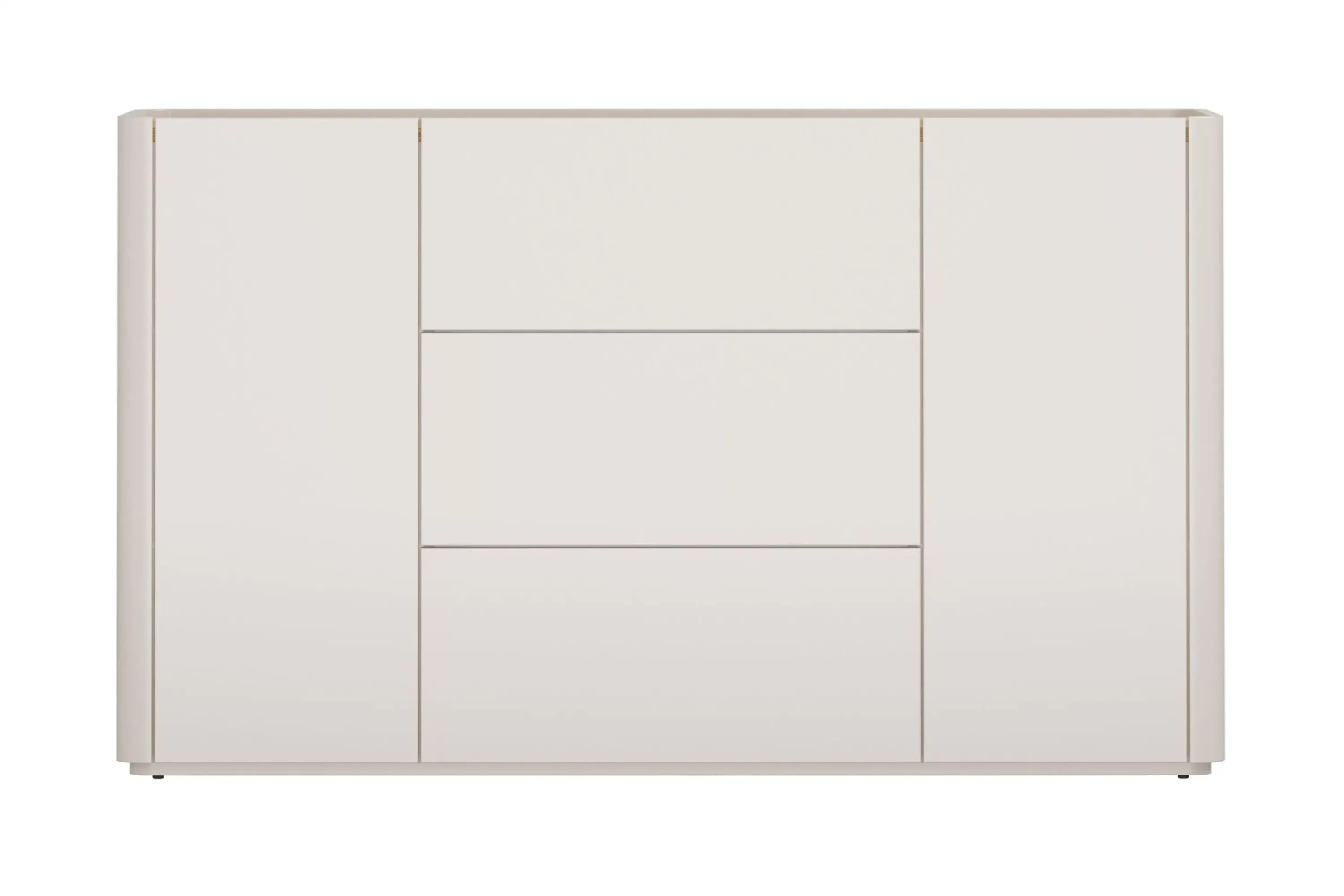 Komoda 2-drzwiowa z 3 szufladami ELIVO 150cm cashmere dąb olejowany — zdjęcie 2