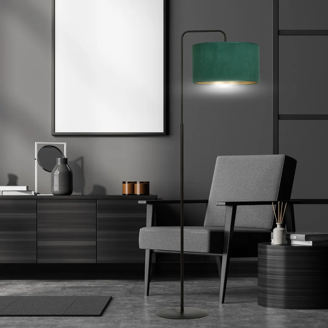 Lampa stojąca HILDE LP1 czarny zielony — zdjęcie 9