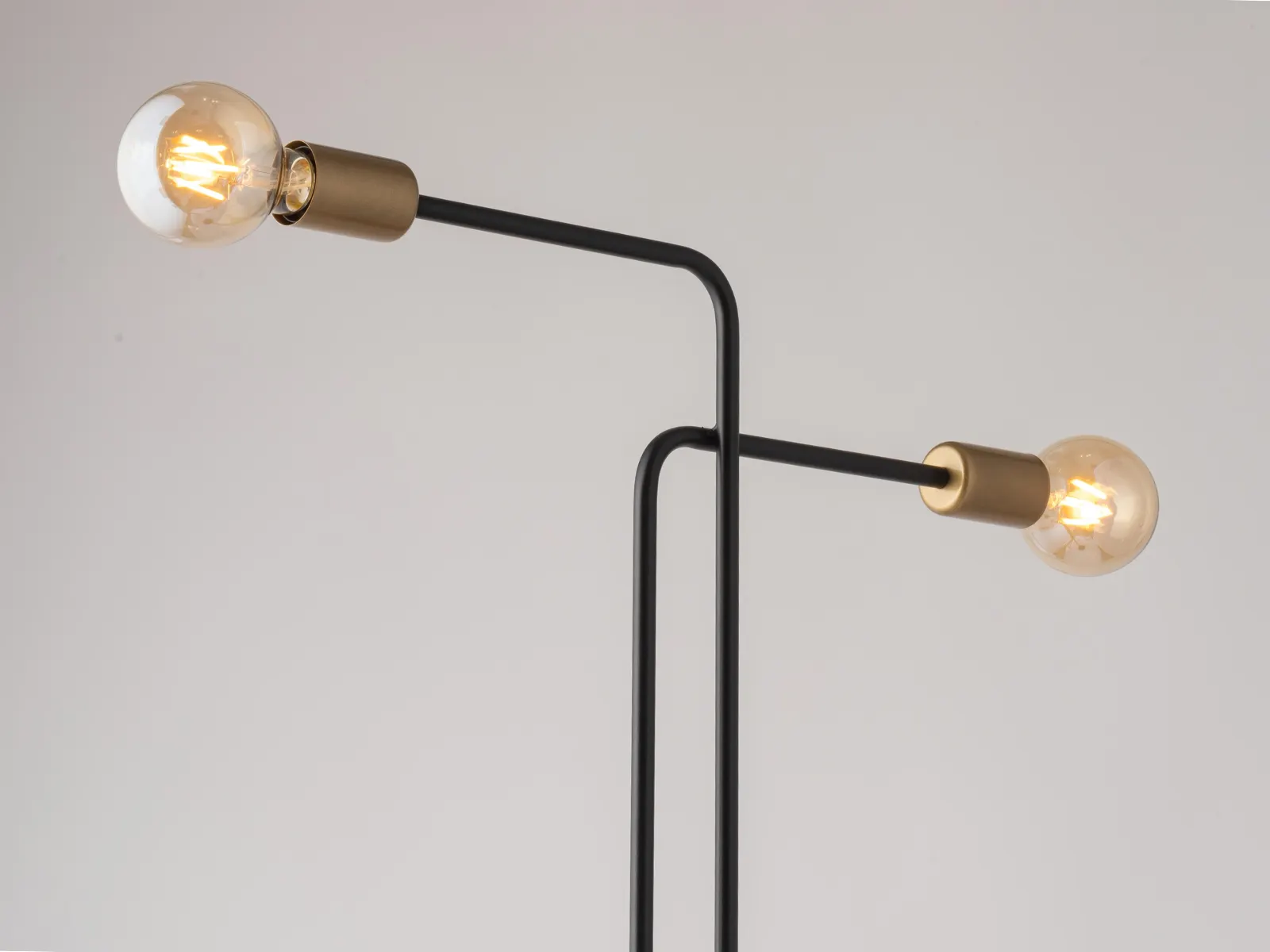 Lampa podłogowa GINO czarno-złota - SI_50314