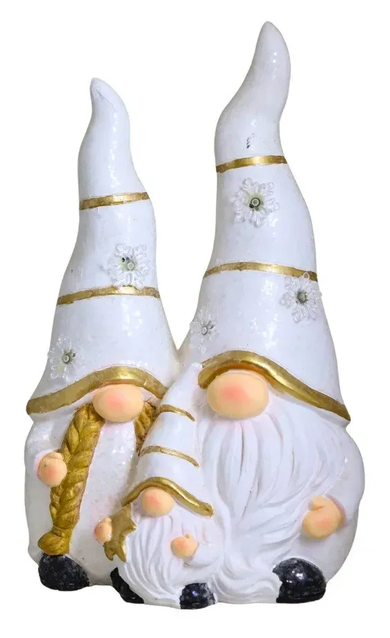 SKRZATY ceramiczne LED biało-złote