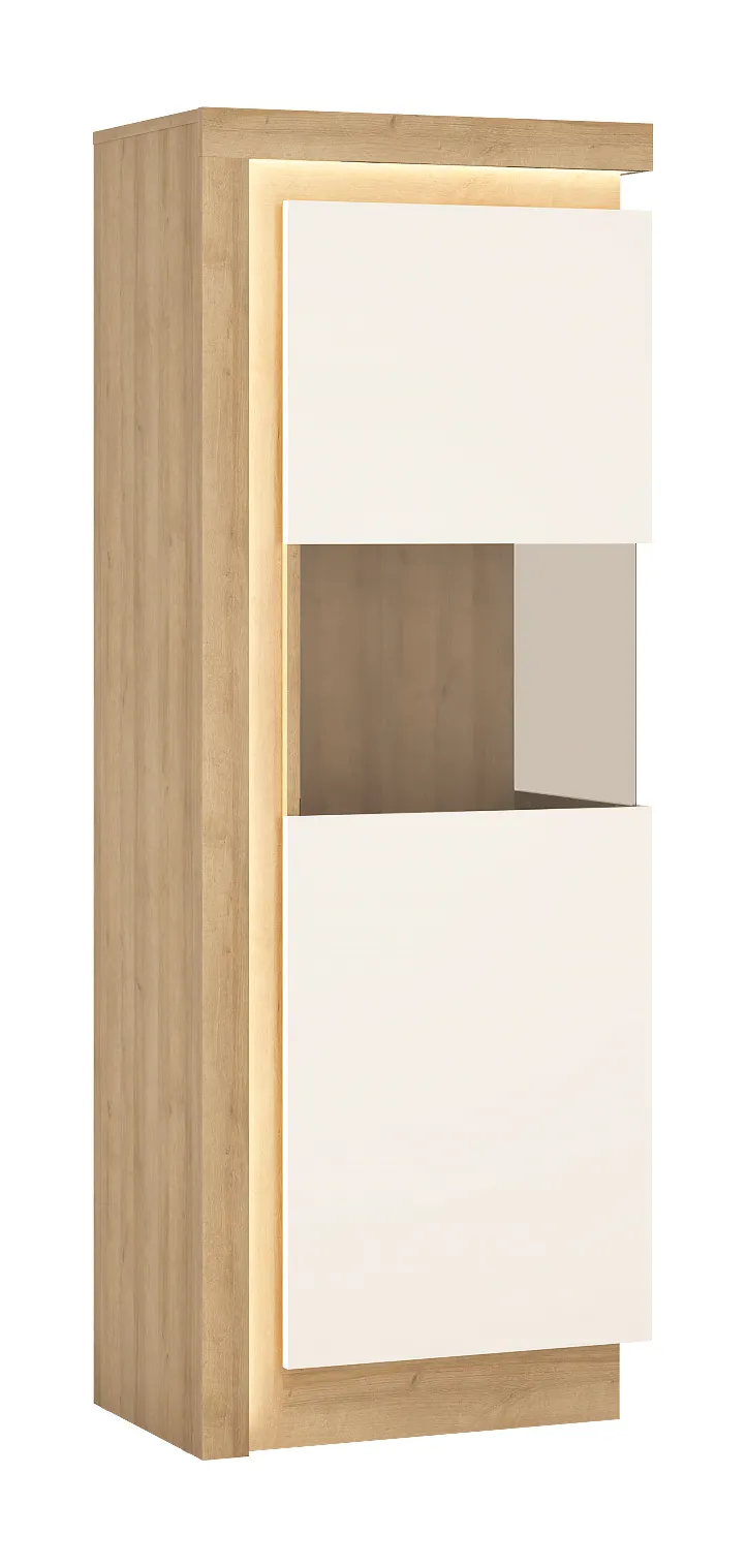 WITRYNA LYON LYOV01P DĄB RIVIERA JASNA / BIAŁA HG WITRYNA LYON LYOV01P DĄB RIVIERA JASNA / BIAŁA HG