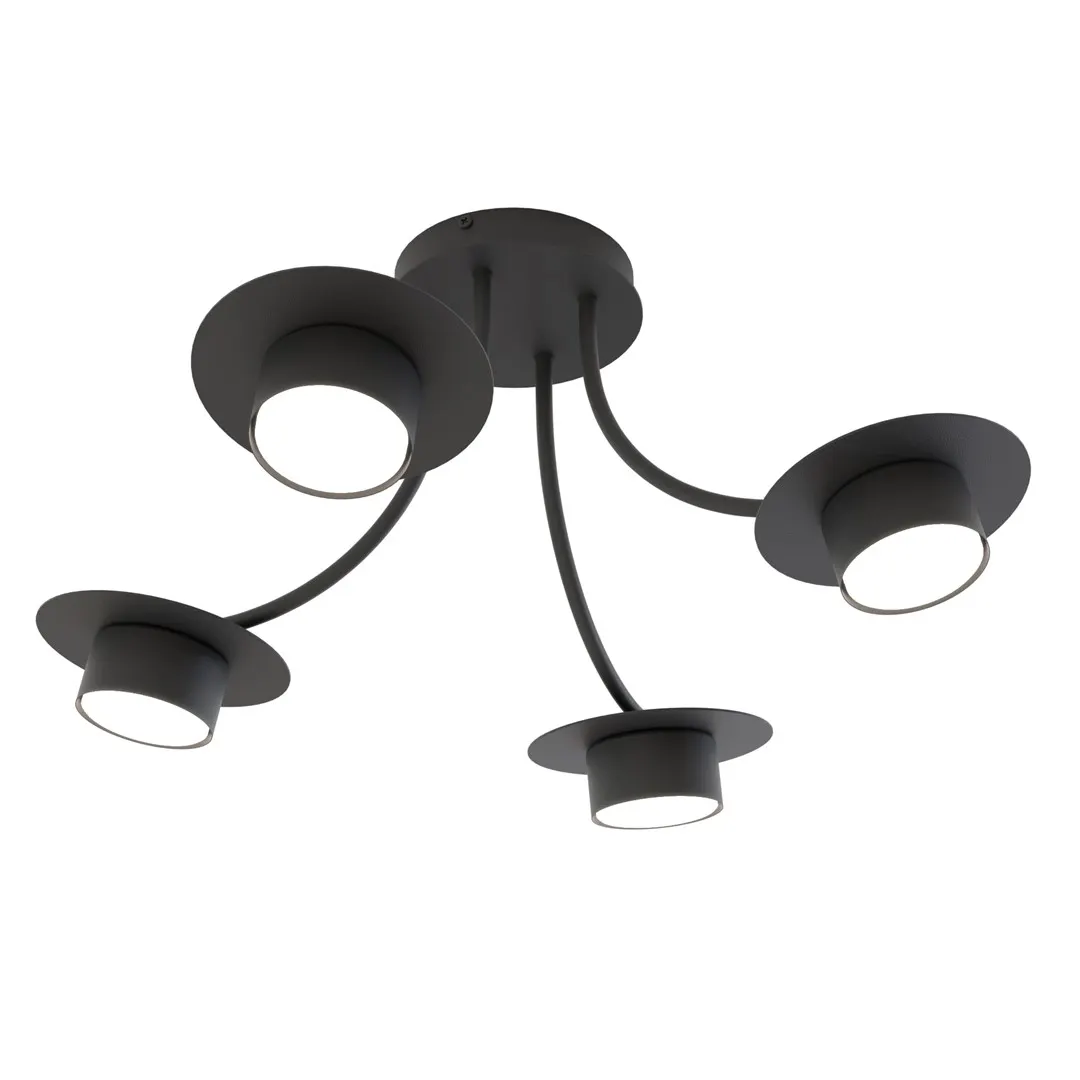 Lampa sufitowa ENSO 4 BL czarna