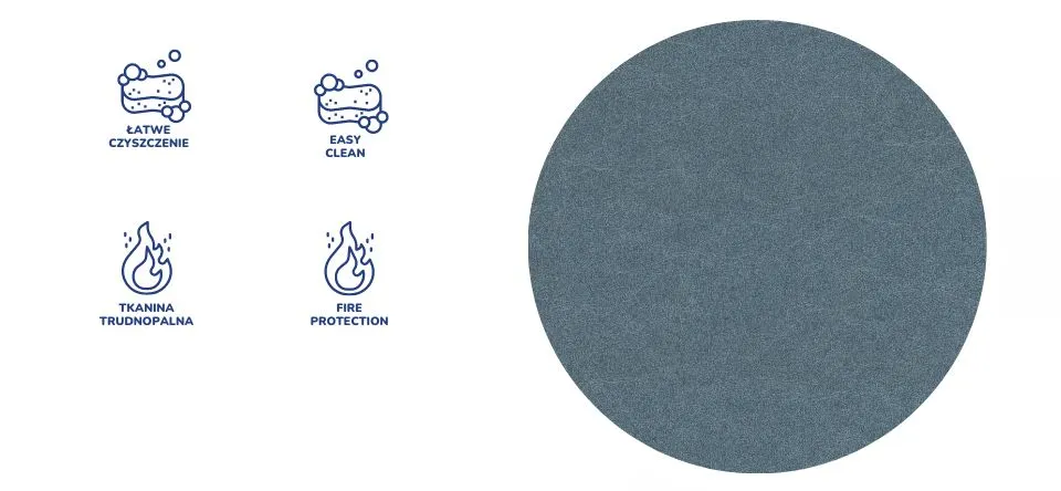 Krzesło obrotowe Perto Plus poler Castel 24 rozmiar 7 - PB-K-7-C-C-CL24