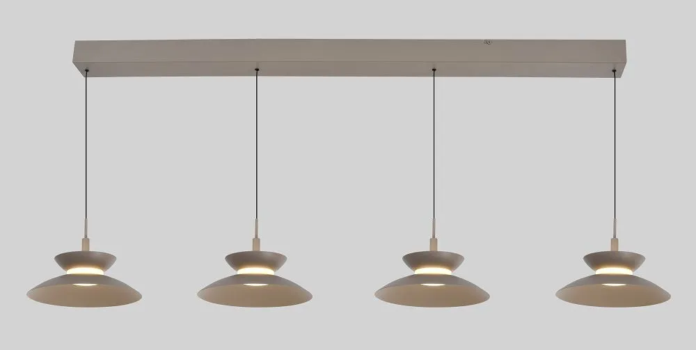 Lampa wisząca prosta GUBBIO 4 LED kaszmirowa — zdjęcie 8