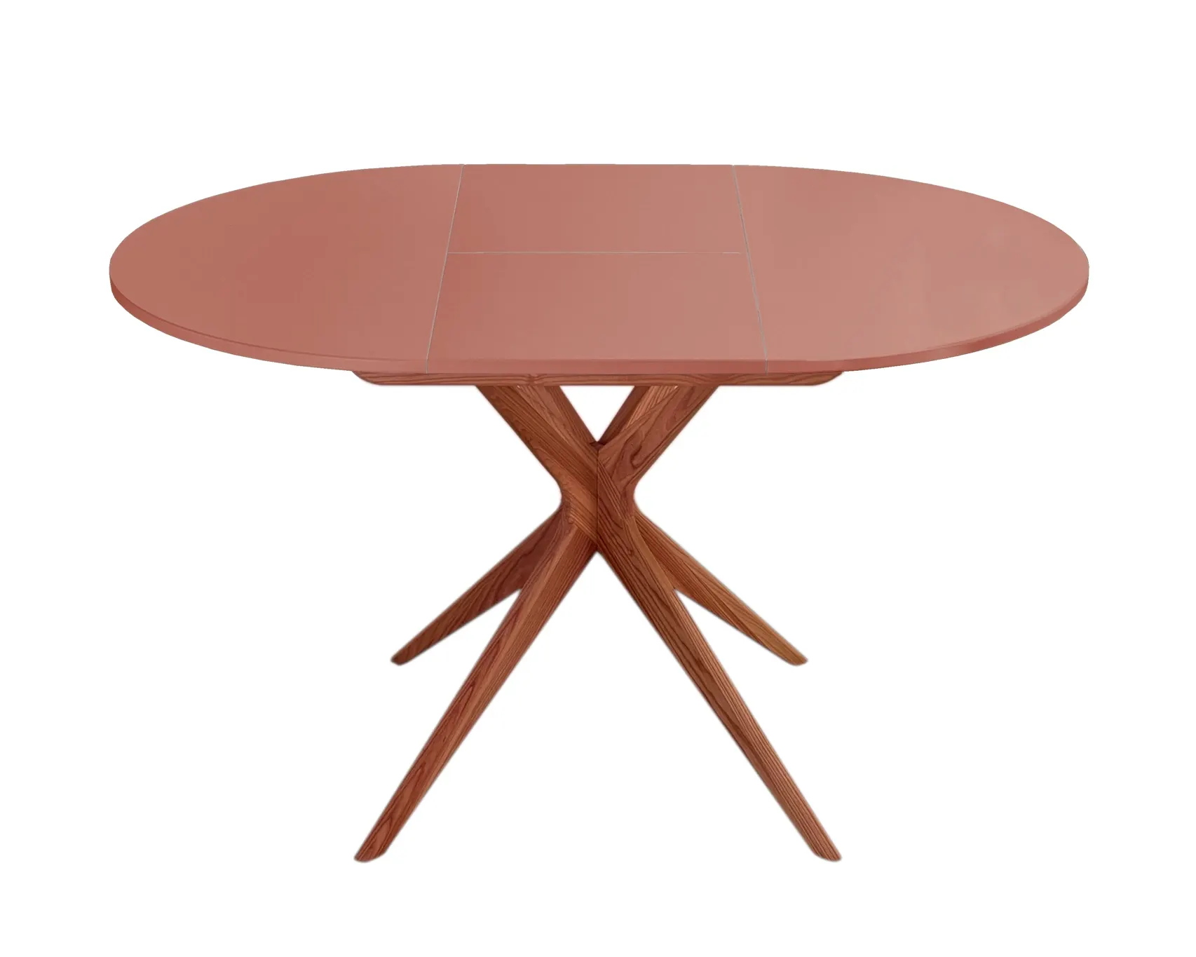 Rozsuwany okrągły stół JUBI 90cm dąb koralowy