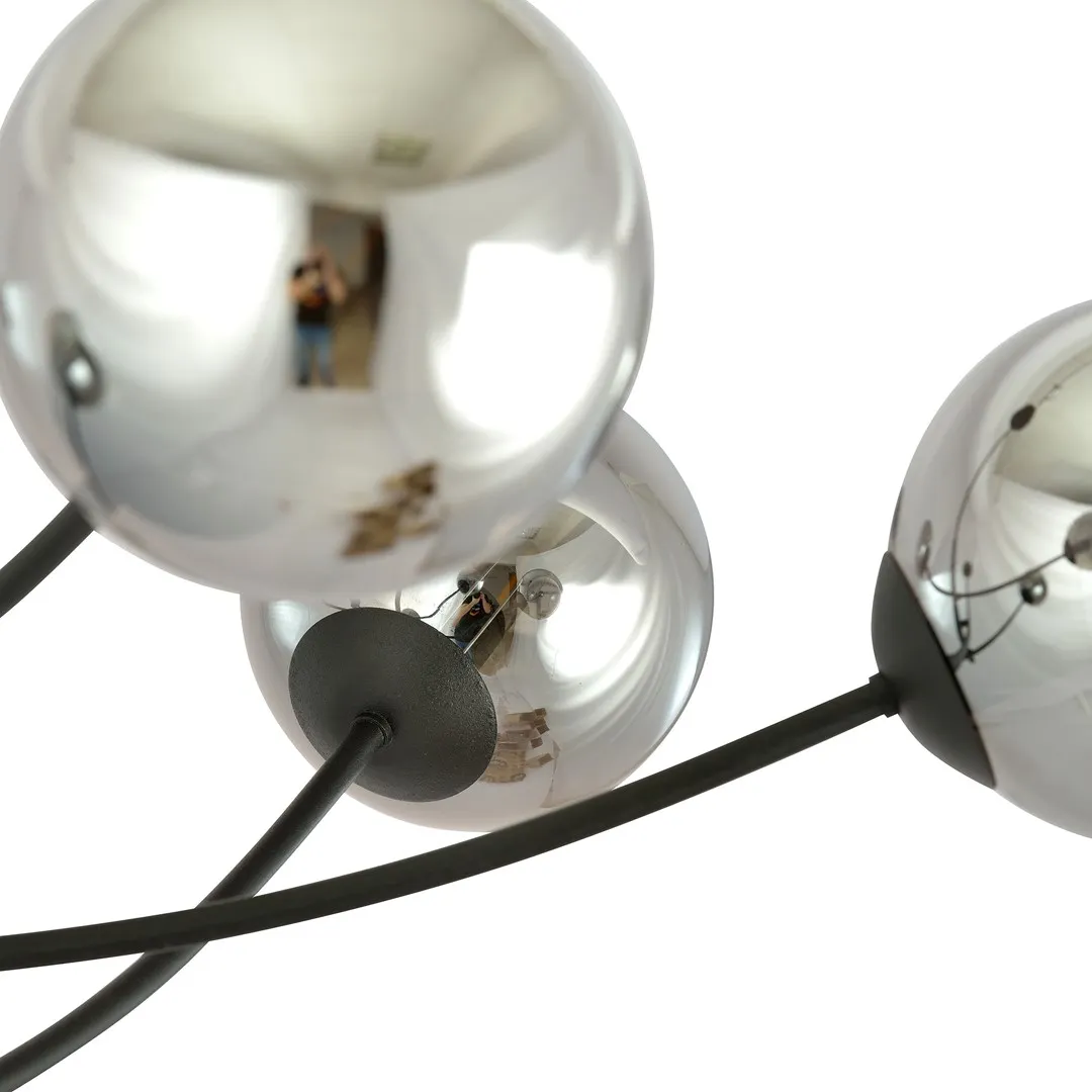 Lampa sufitowa HUNTER 4 czarny grafitowy — zdjęcie 7