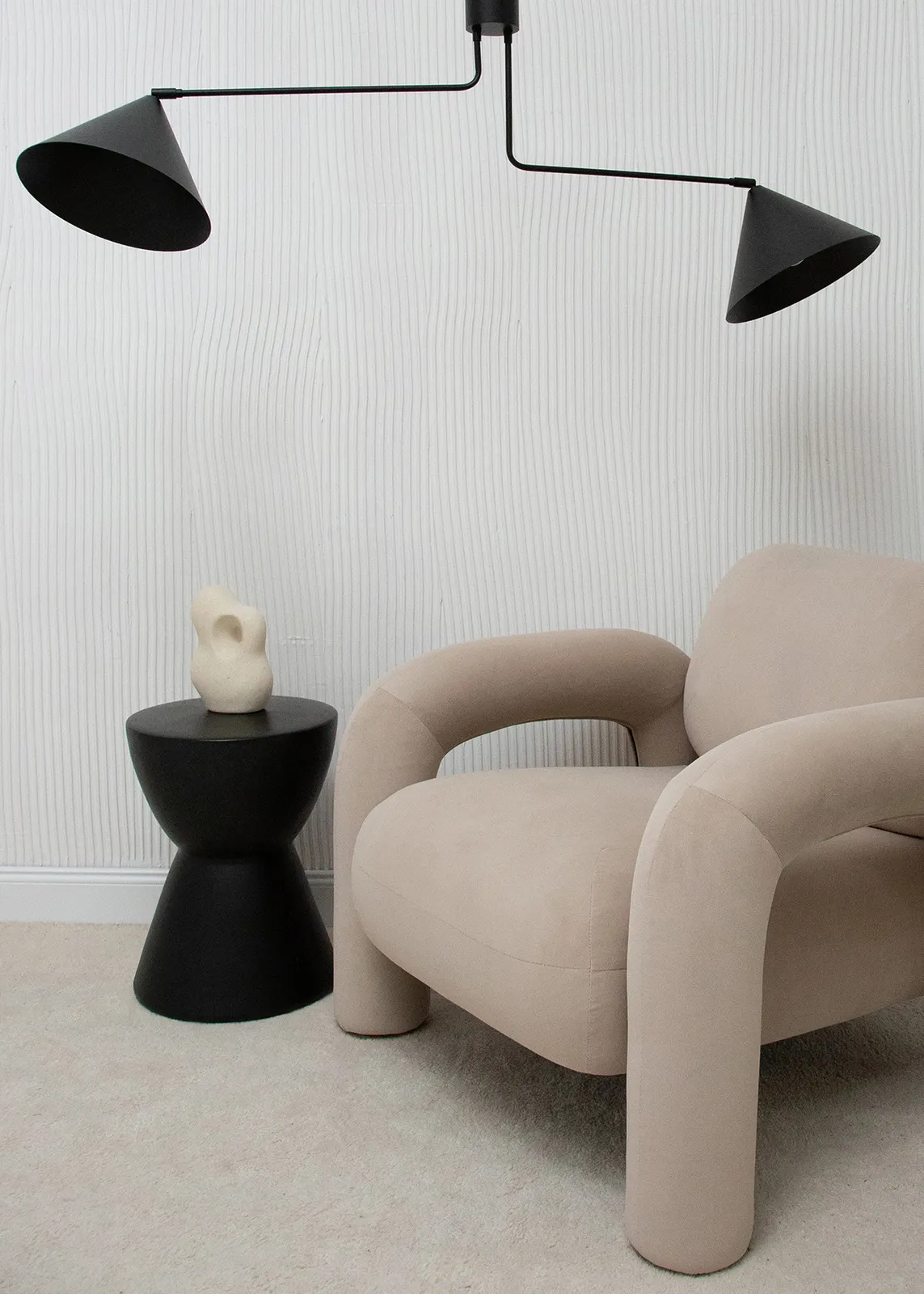 Lampa sufitowa/plafon MAGIC 2 czarny