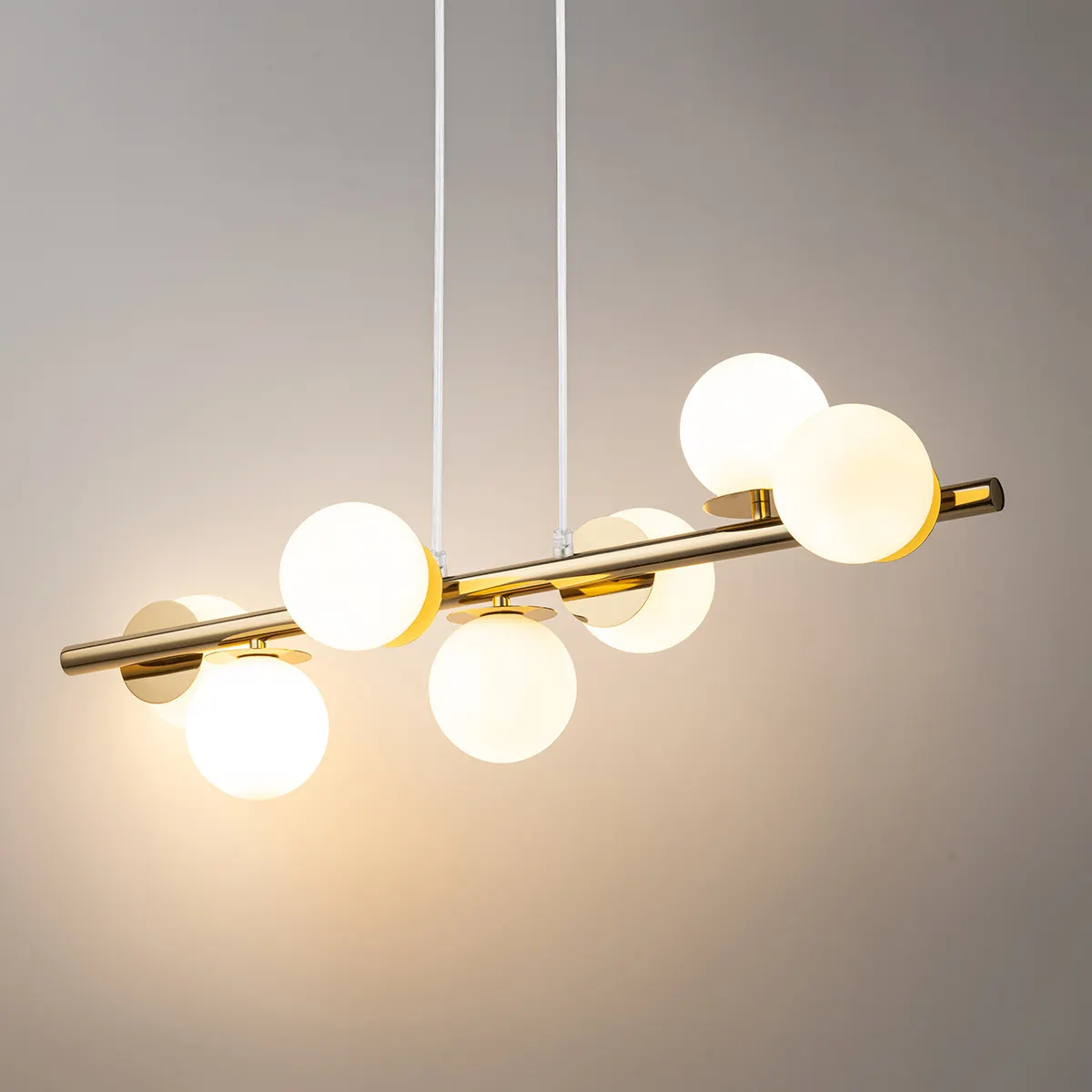 Lampa wisząca AVOLA biało-złota - SI_40796