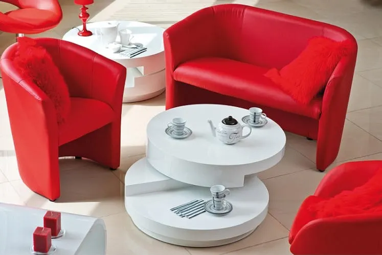 Fotel TM-1 ekoskóra czerwony Signal_Signal_02 Fotel TM-1 ekoskóra czerwony Signal - TM1CZERP