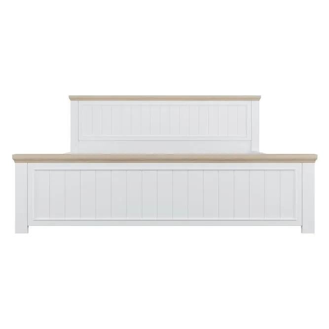 image step stool, white paneling, wood top, two-tier, handrail?