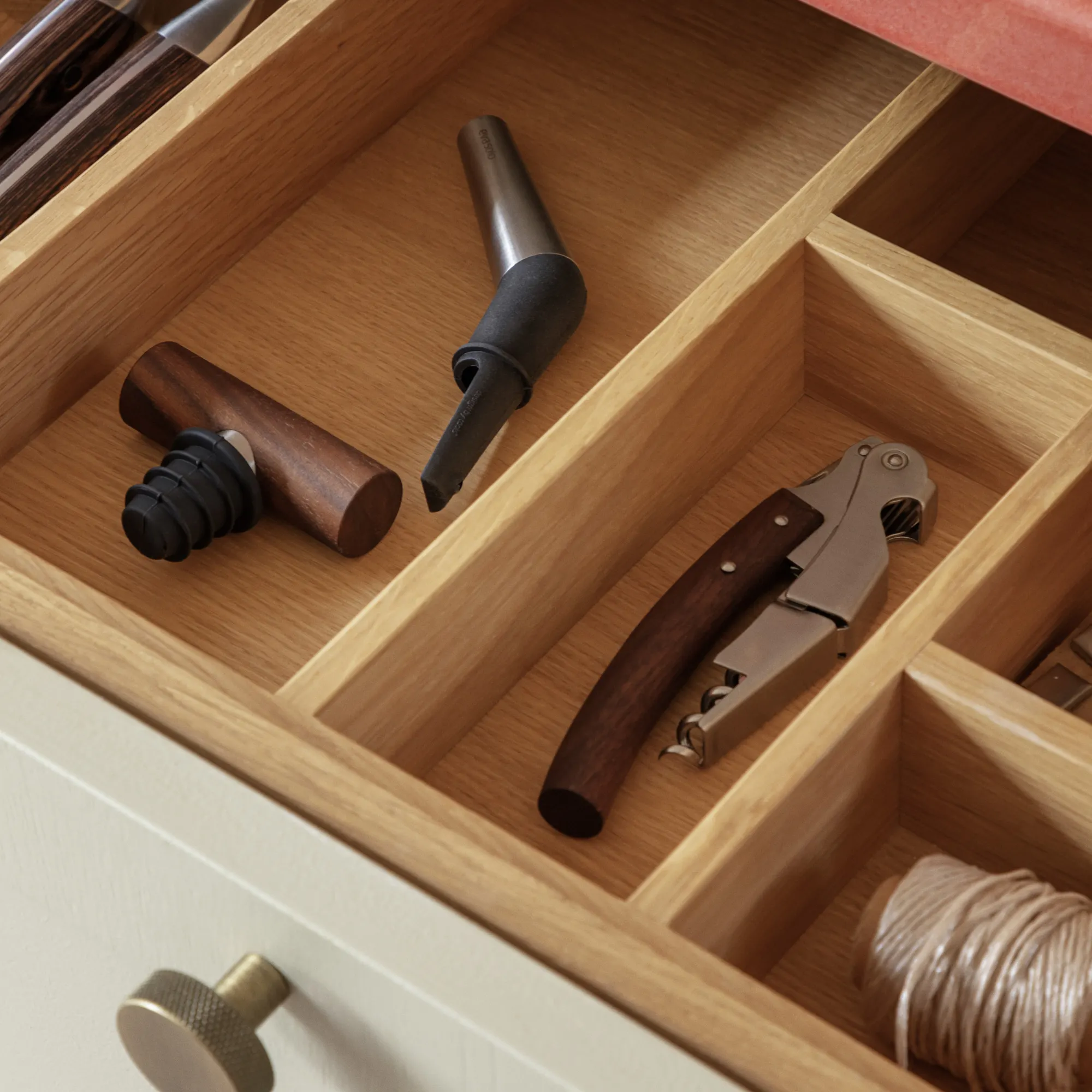 narzędzia, metal, drewno, korek, szpula