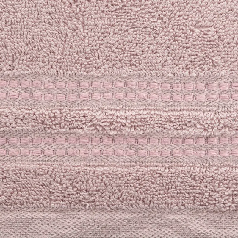 RĘCZNIK ALLY (12) 70 X 140 CM PUDROWY RÓŻ