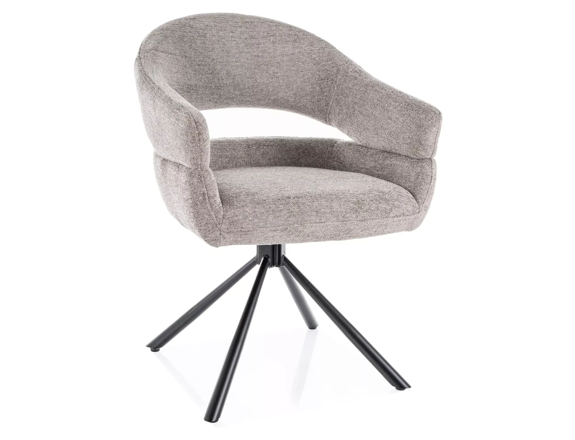 Krzesło jadalniane BORGO RAVEN ciemny beż/czarne nogi Krzesło jadalniane BORGO RAVEN ciemny beż/czarne nogi