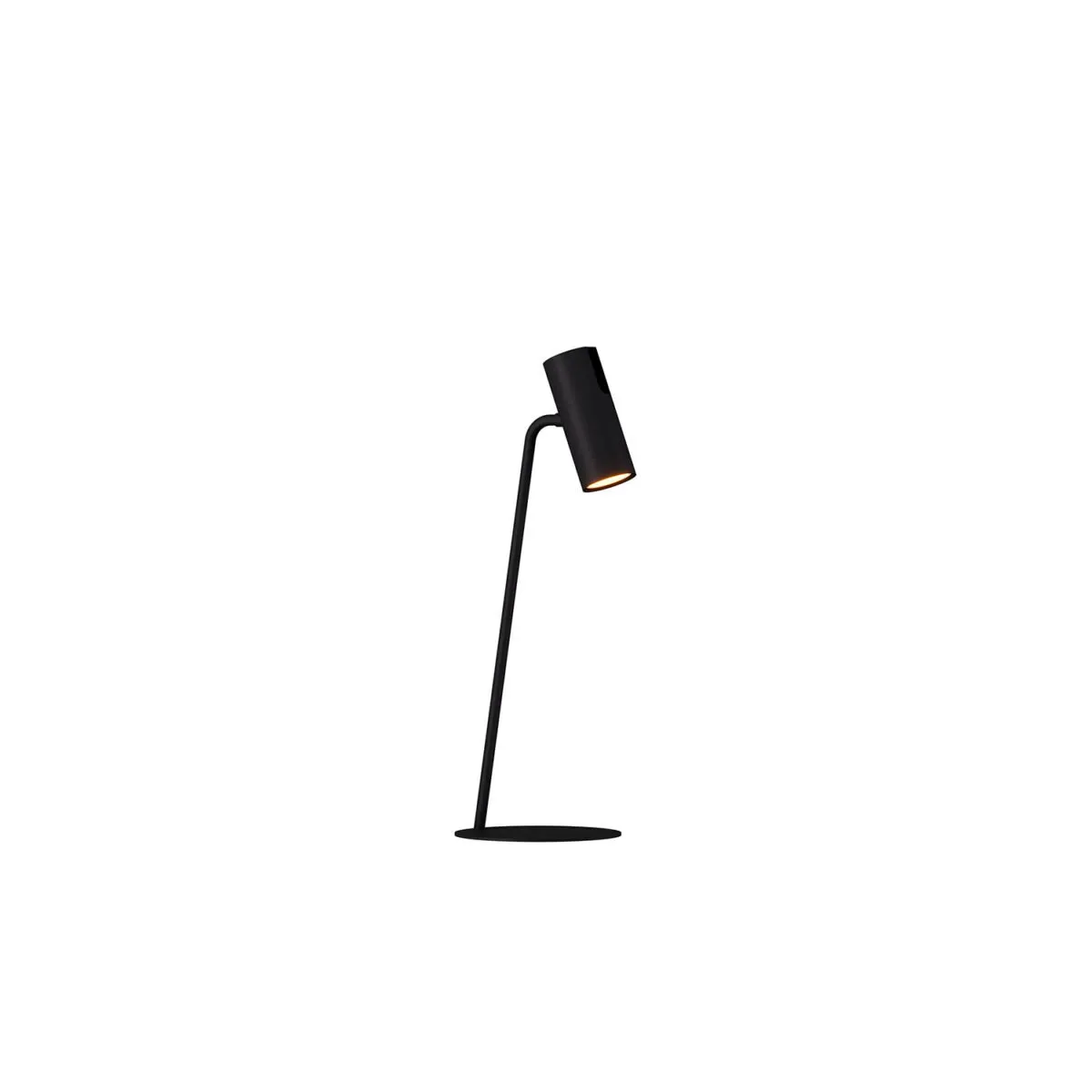 Lampka LEDA czarny lampa biurkowa, lampa stojąca, czarna, metalowa, światło kierunkowe