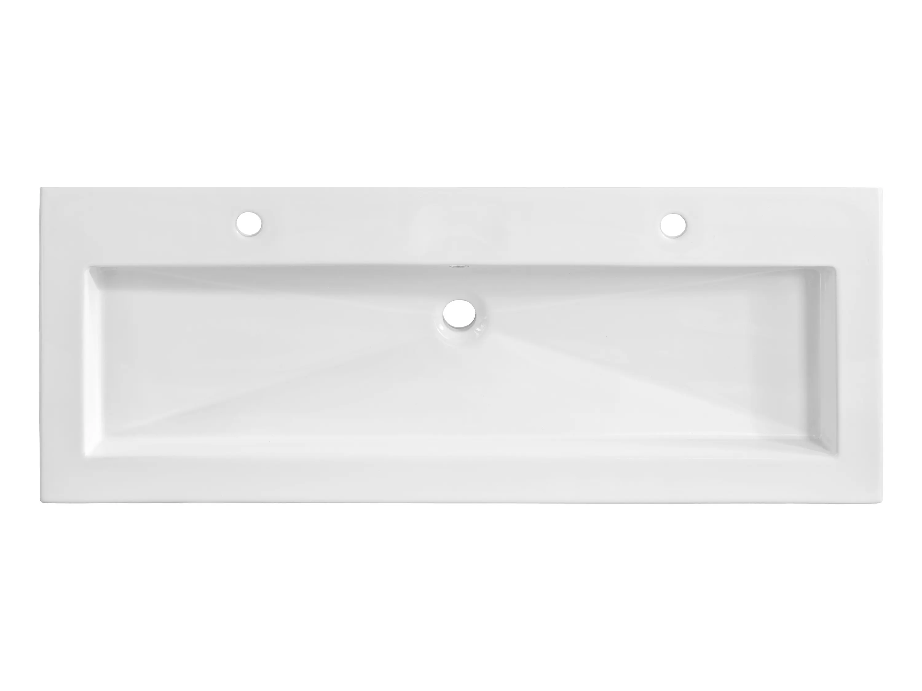 Umywalka meblowa SPIRIT DP biała 121x46x14cm (bezpiecznie pakowana) - UM-8070_SPIRIT_120_DP