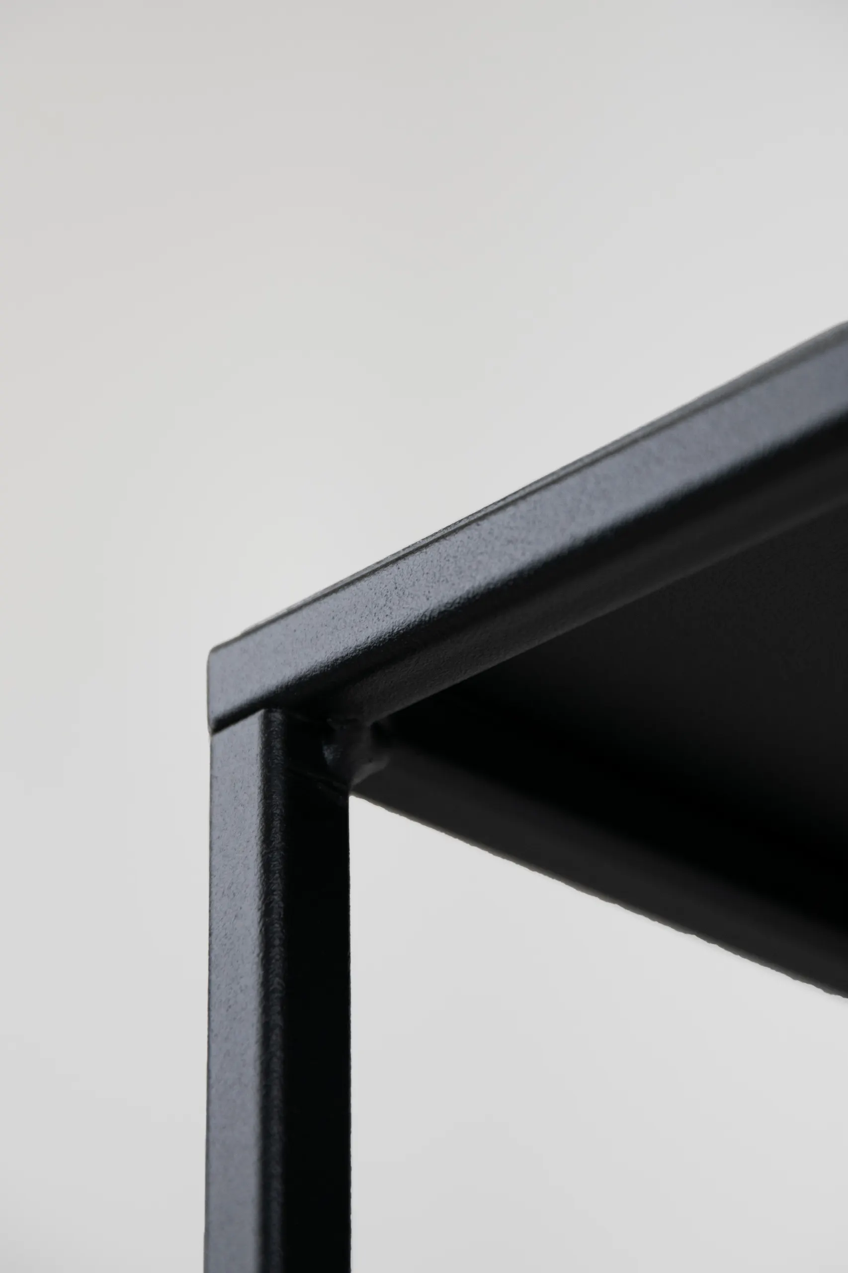 Kwietnik stojący metal drewno BREST M czarny - LD_TZ000155