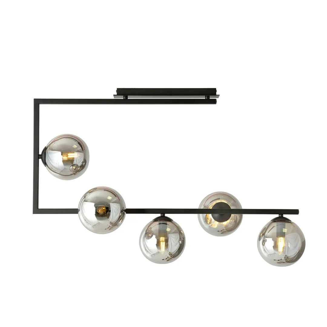 Lampa sufitowa SOMA Czarny 1290/5