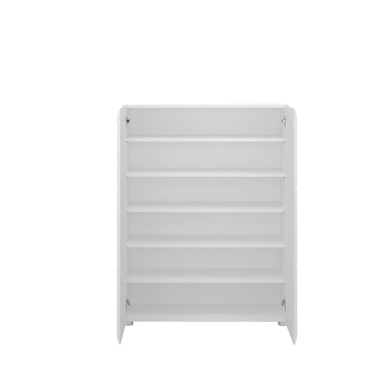 SZAFKA NA BUTY MERANO MEOG02 WYSOKA BIAŁA ALPEJSKA/PVC BIAŁY POŁYSK - 6000000007863