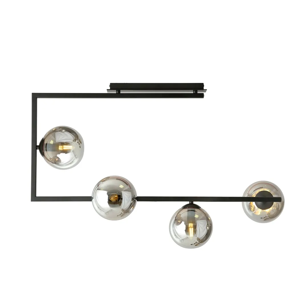 Lampa sufitowa SOMA Czarny 1290/4