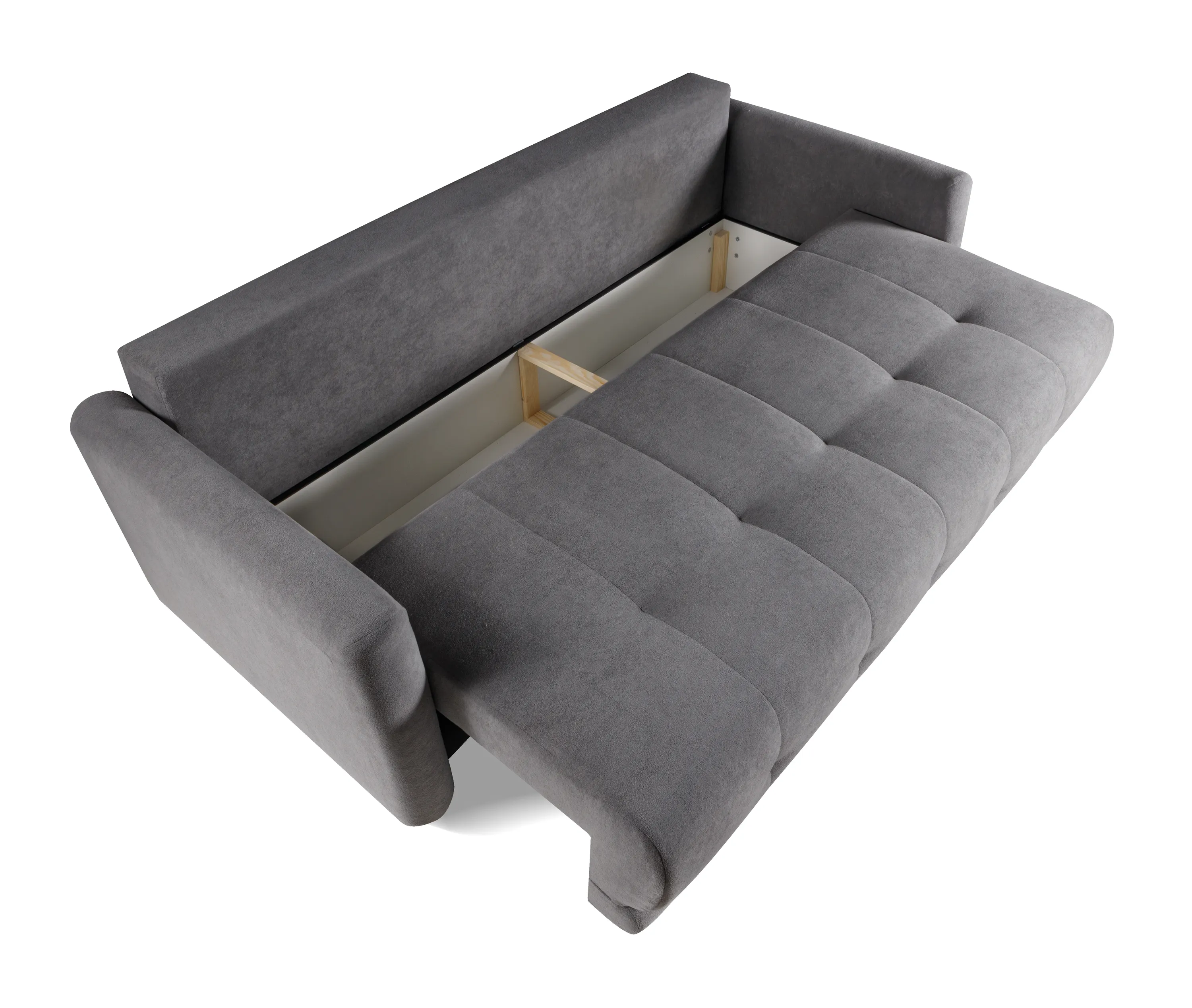 Sofa rozkładana z podłokietnikami ETNO Soft 20 - szara - ETNO_SO_SOFT20