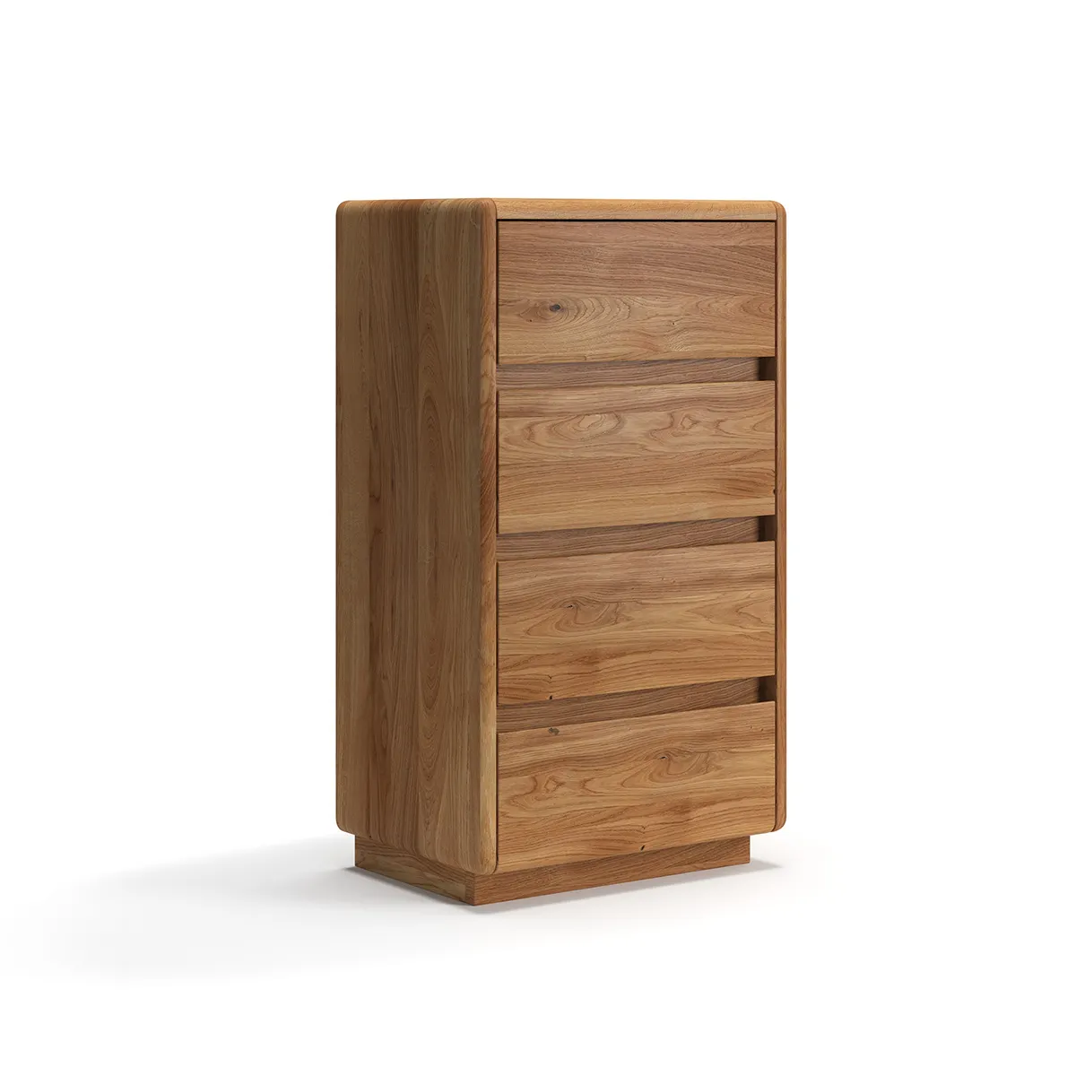 Komoda dębowa z 4 szufladami RONDA Dębowy Sen dąb olejowany Szuflada, Meble, Gabinet