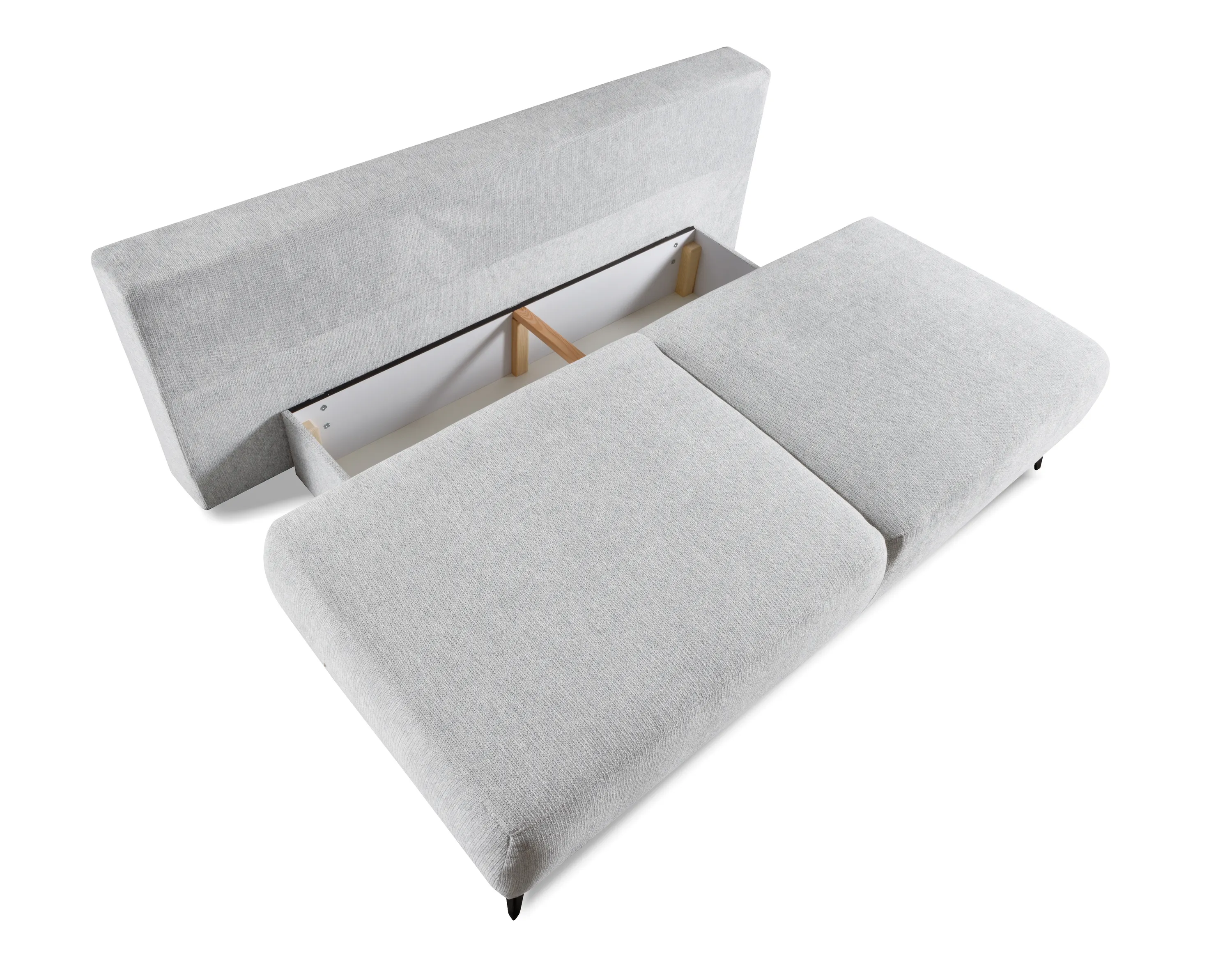 Sofa z funkcją spania Valeska Bliss 90 szara - VALESKA_BLISS_90