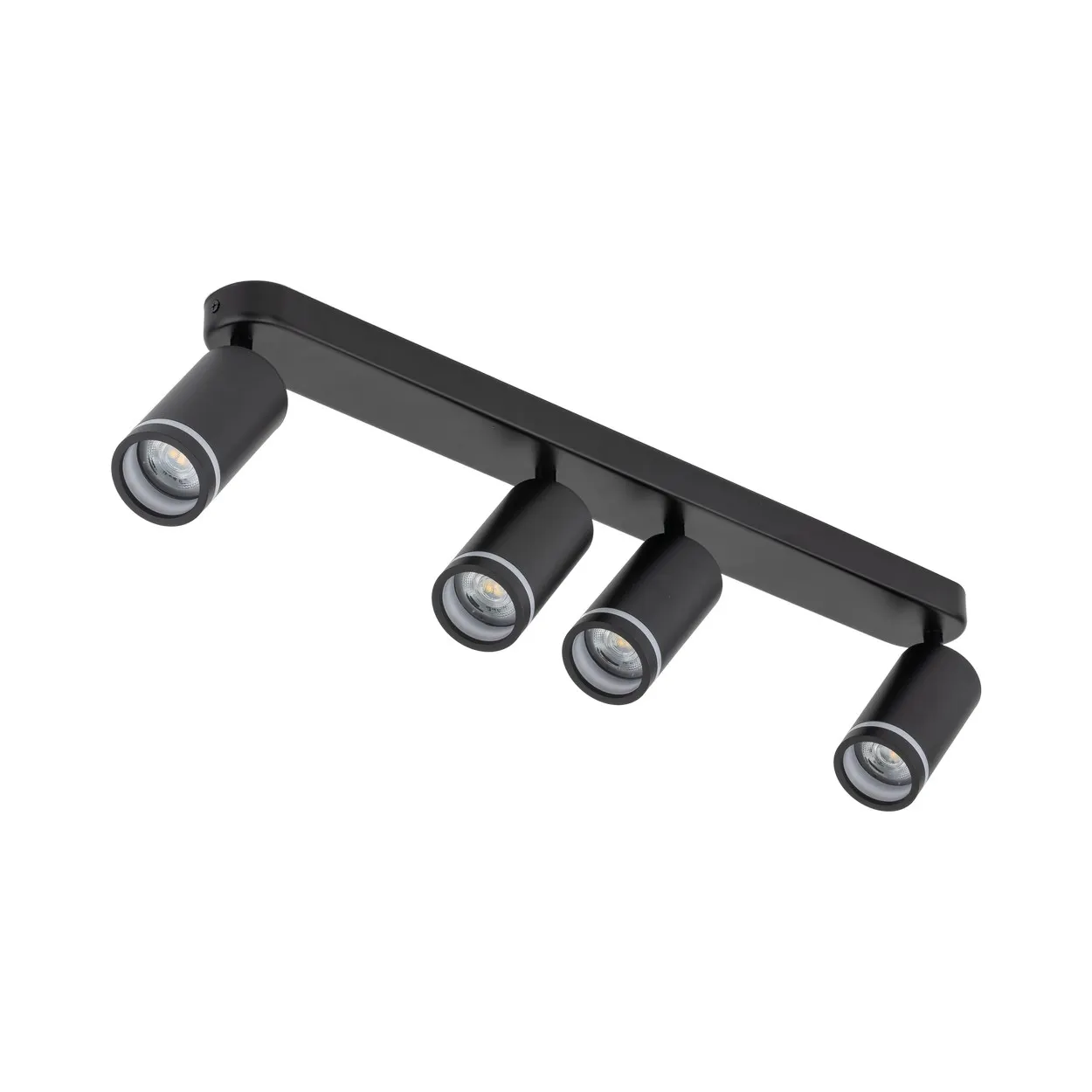 Lampa sufitowa JET czarna regulowana na metalowej listwie 74x15x5cm - TK_6916