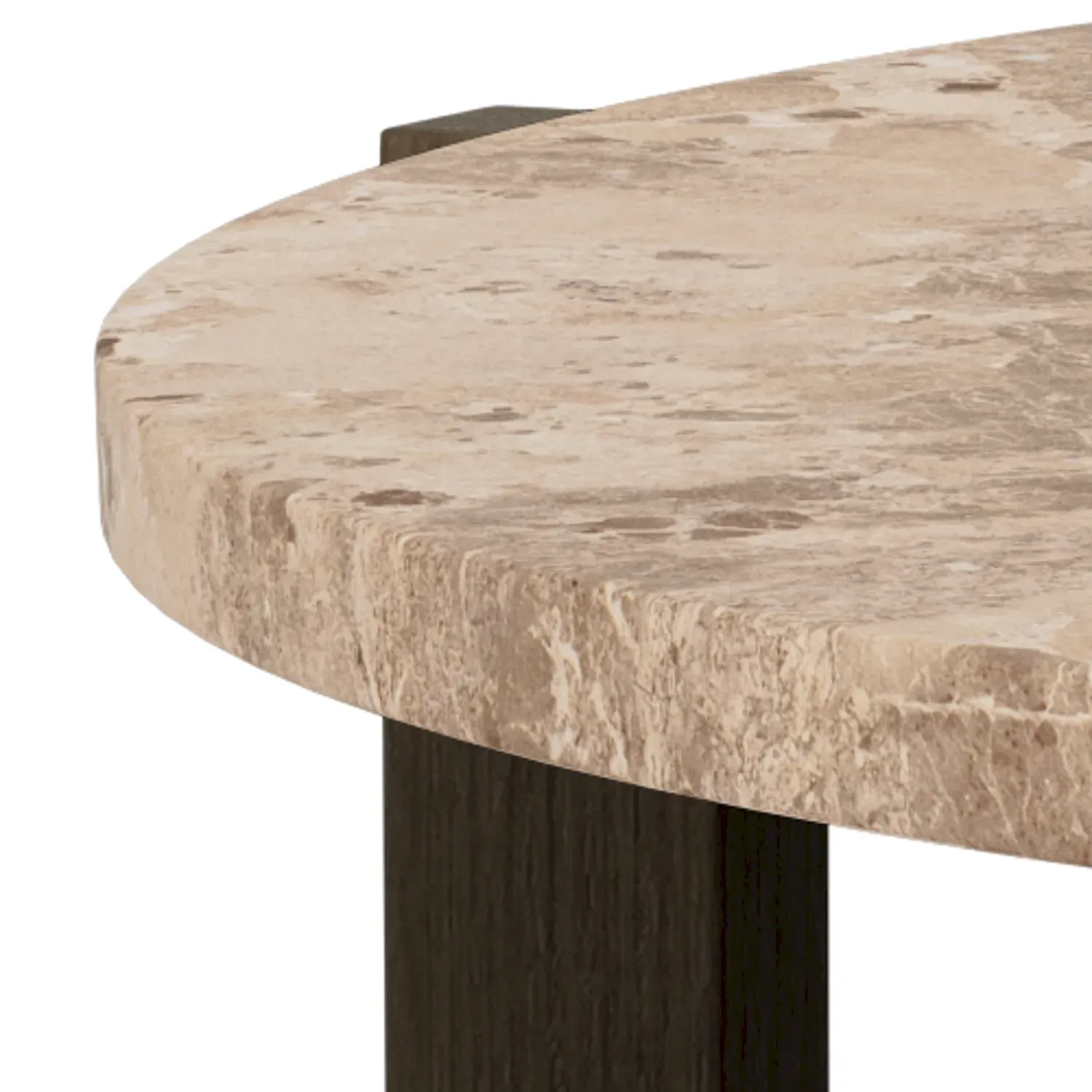 Stolik kawowy DORSETT 80 cm latte dąb wędzony - H000025775