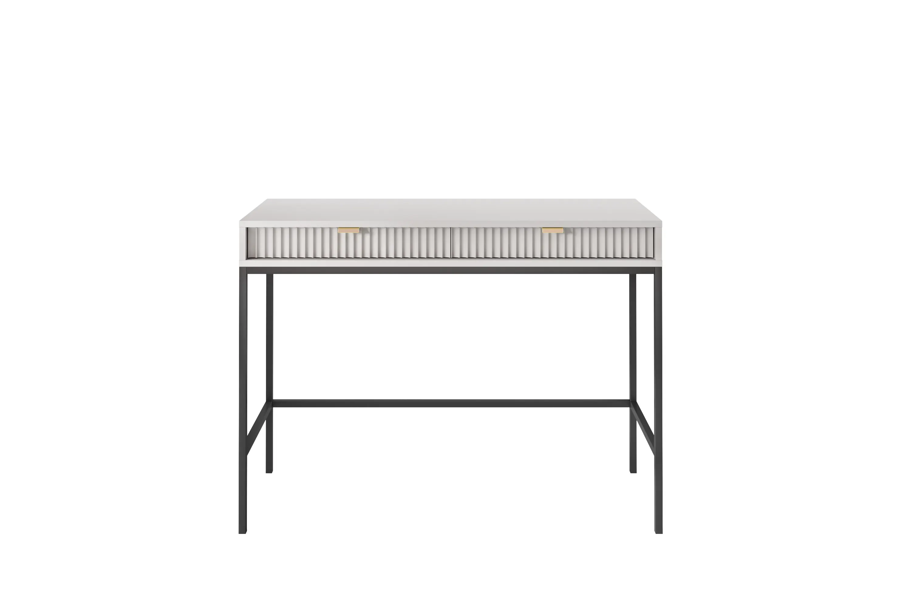 Toaletka z 2 szufladami NOVA Szary, Czarny - NOVA_T104_SZCZ