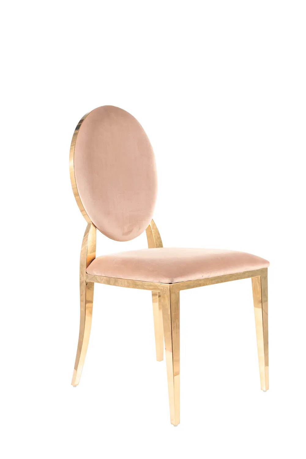 KRZESŁO KING VELVET ZŁOTY STELAŻ/BEŻOWY BLUVEL 28 Signal - KINGVZLBE