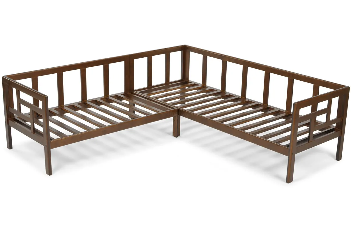 Narożnik ogrodowy EDEN 5-osobowy, brązowy, beżowy - FE5906948124998