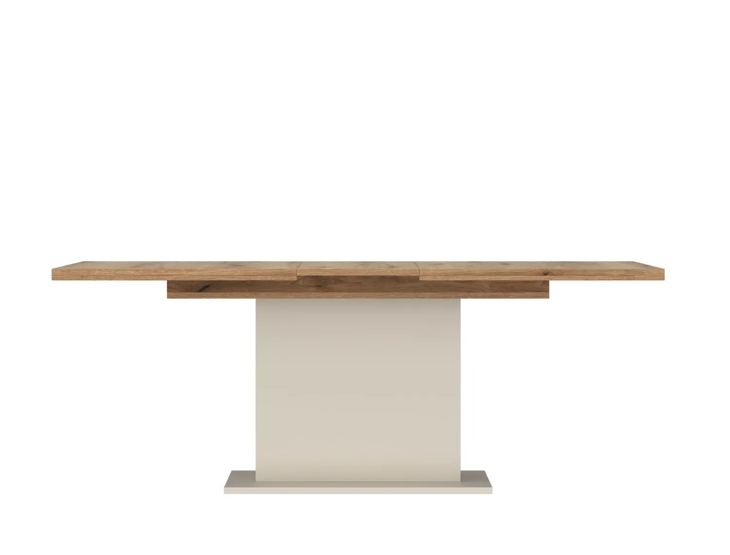 Stół rozkładany na jednej nodze CUT OUT | MDT20 | 90x160-200cm cashmere dąb coast evoke - 6000000019825