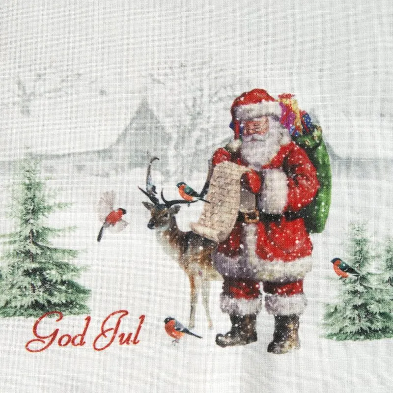 OBRUS SARA1 85X85 CM BIAŁY - EU_58007