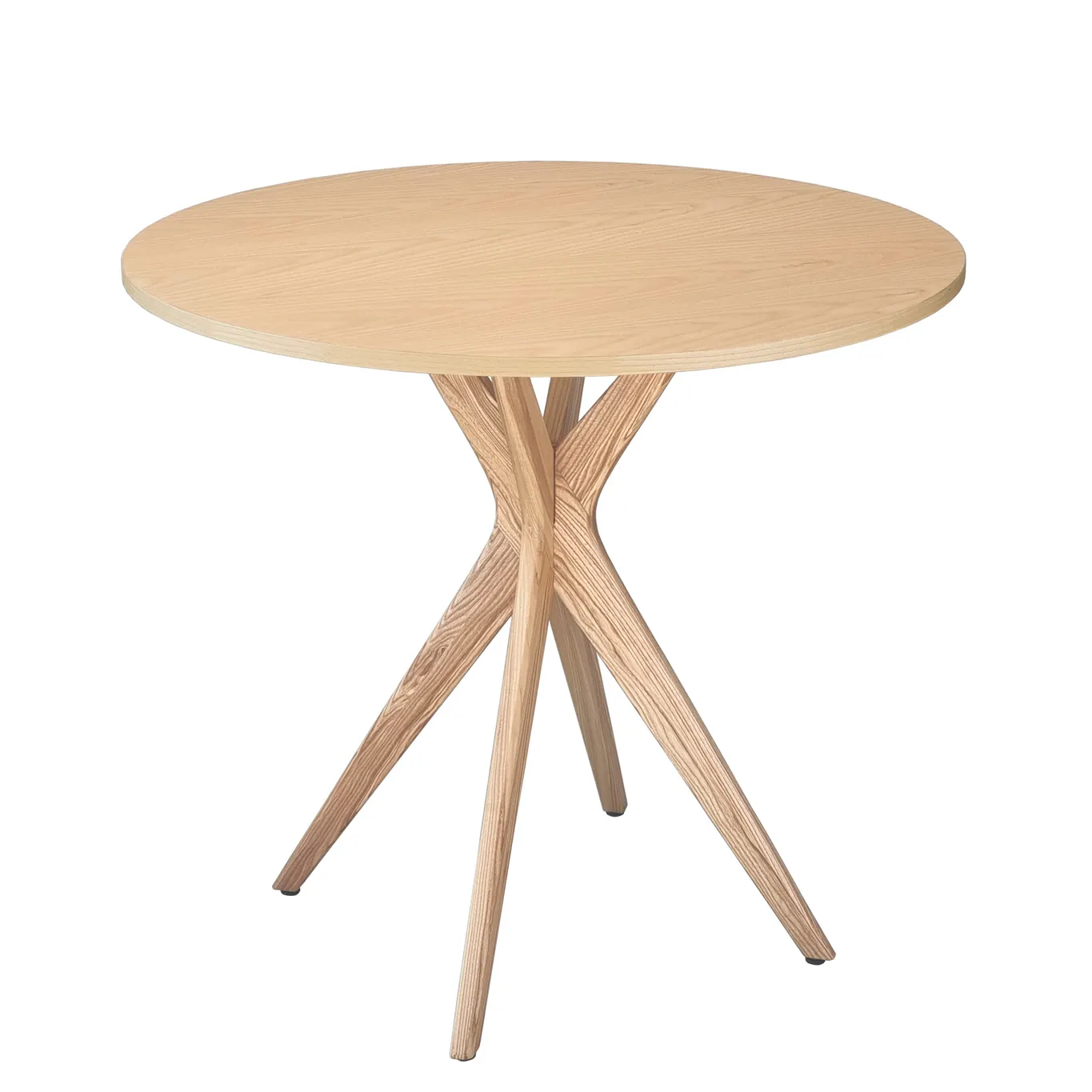 Stół okrągły JUBI 80cm jesion naturalny