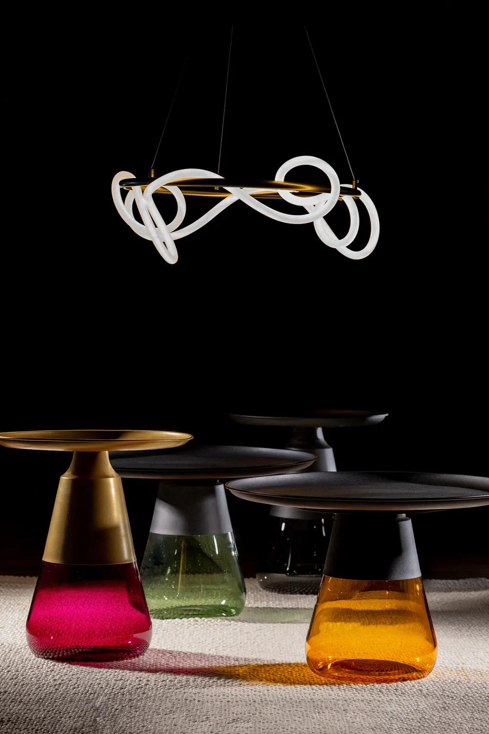 STOLIK TIFFANY A FI 50 CZARNY/CZARNY - TIFFANYACCFI50