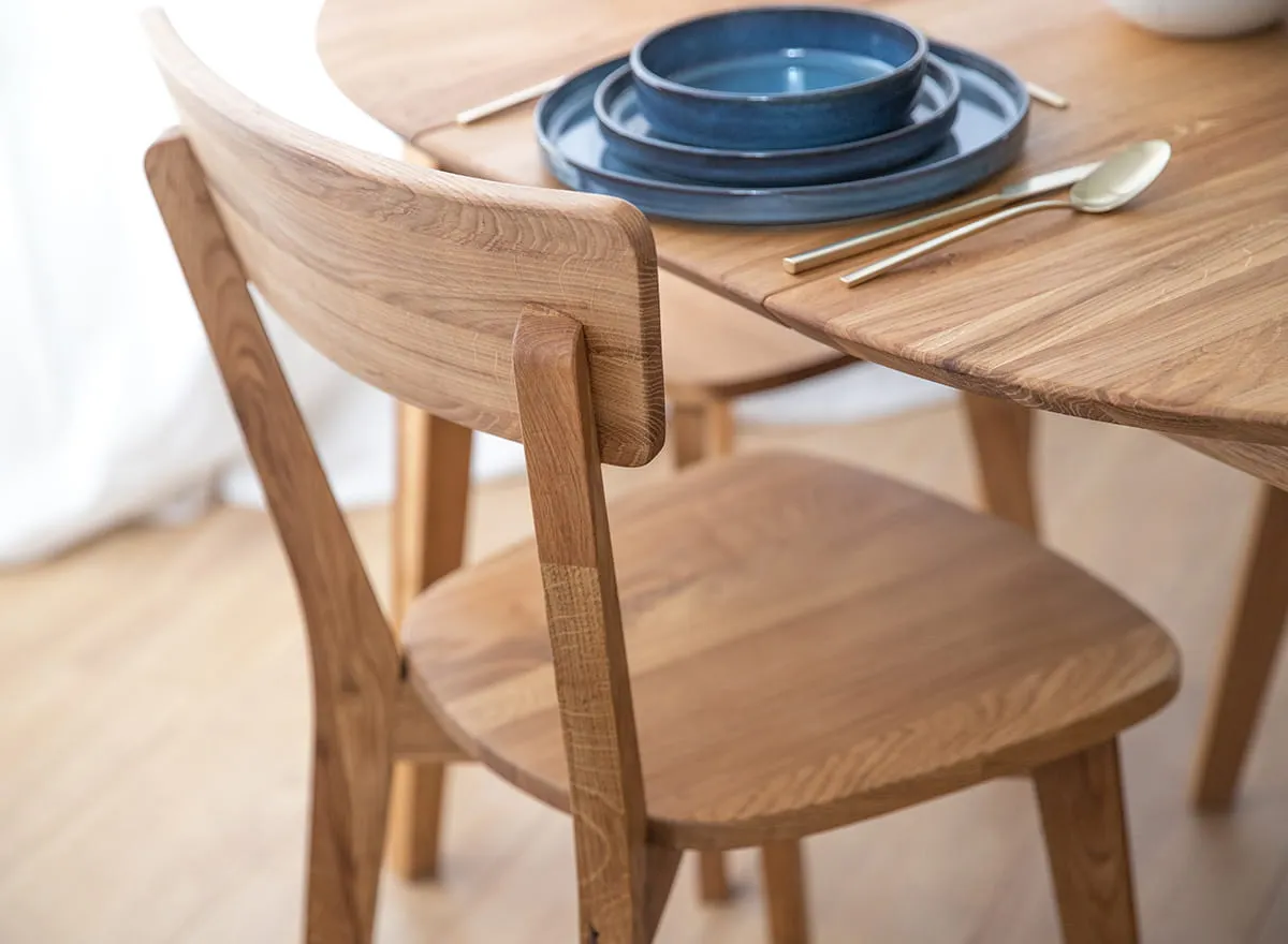 Krzesło drewniane LEON dąb olejowany - KULKLD