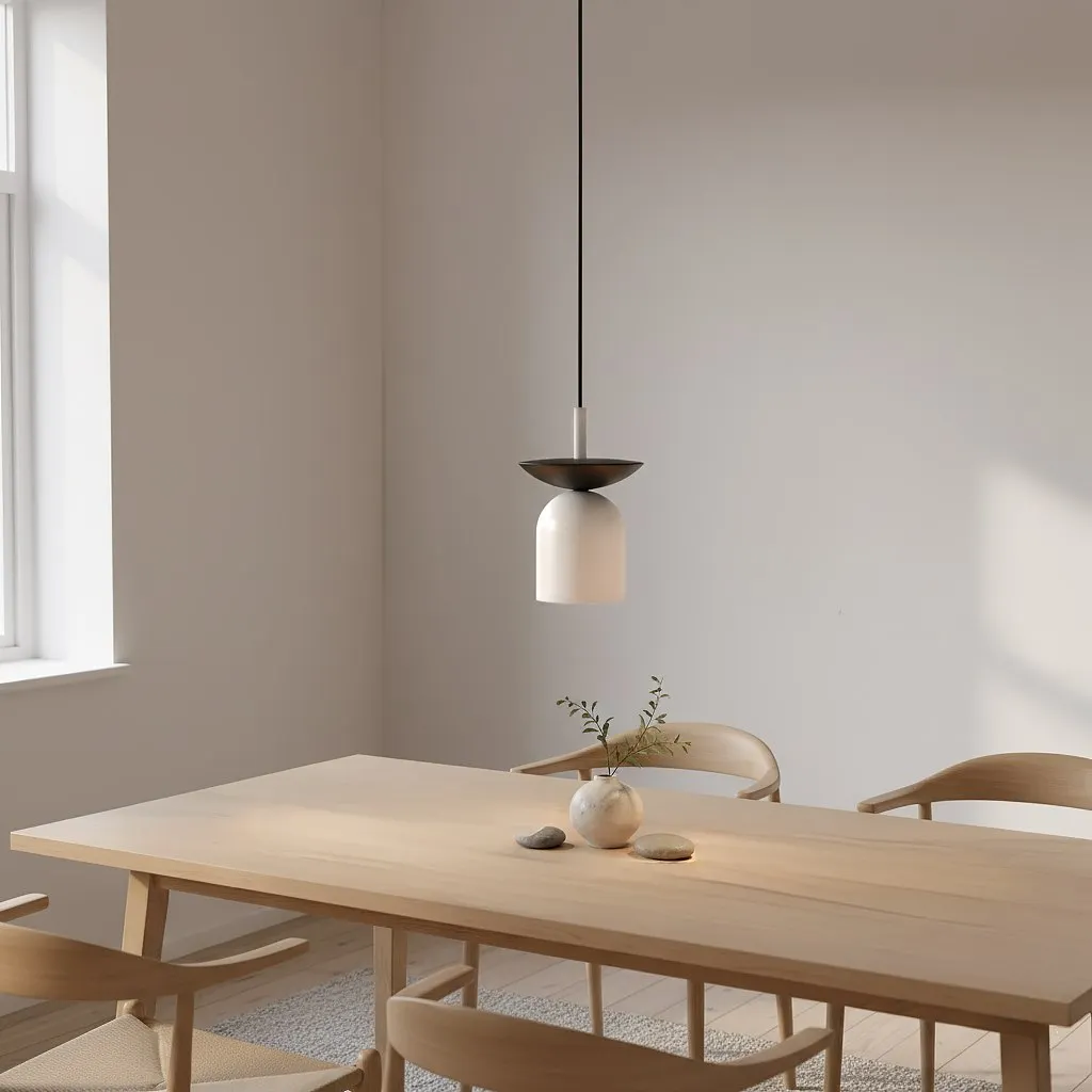 Lampa wisząca metalowa EGO 1 BL biała - 1613/1