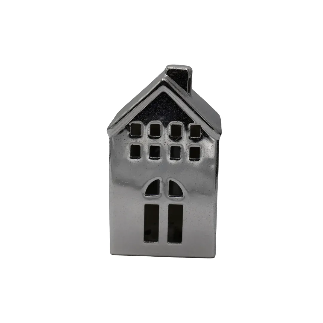 DOMEK ceramiczny SUGAR duży LED srebrny