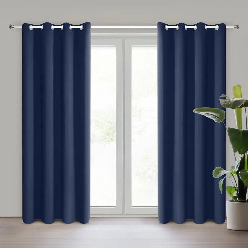 ZASŁONA GOTOWA LOGAN 135X250 CM GRANATOWY ZASŁONA GOTOWA LOGAN 135X250 CM GRANATOWY