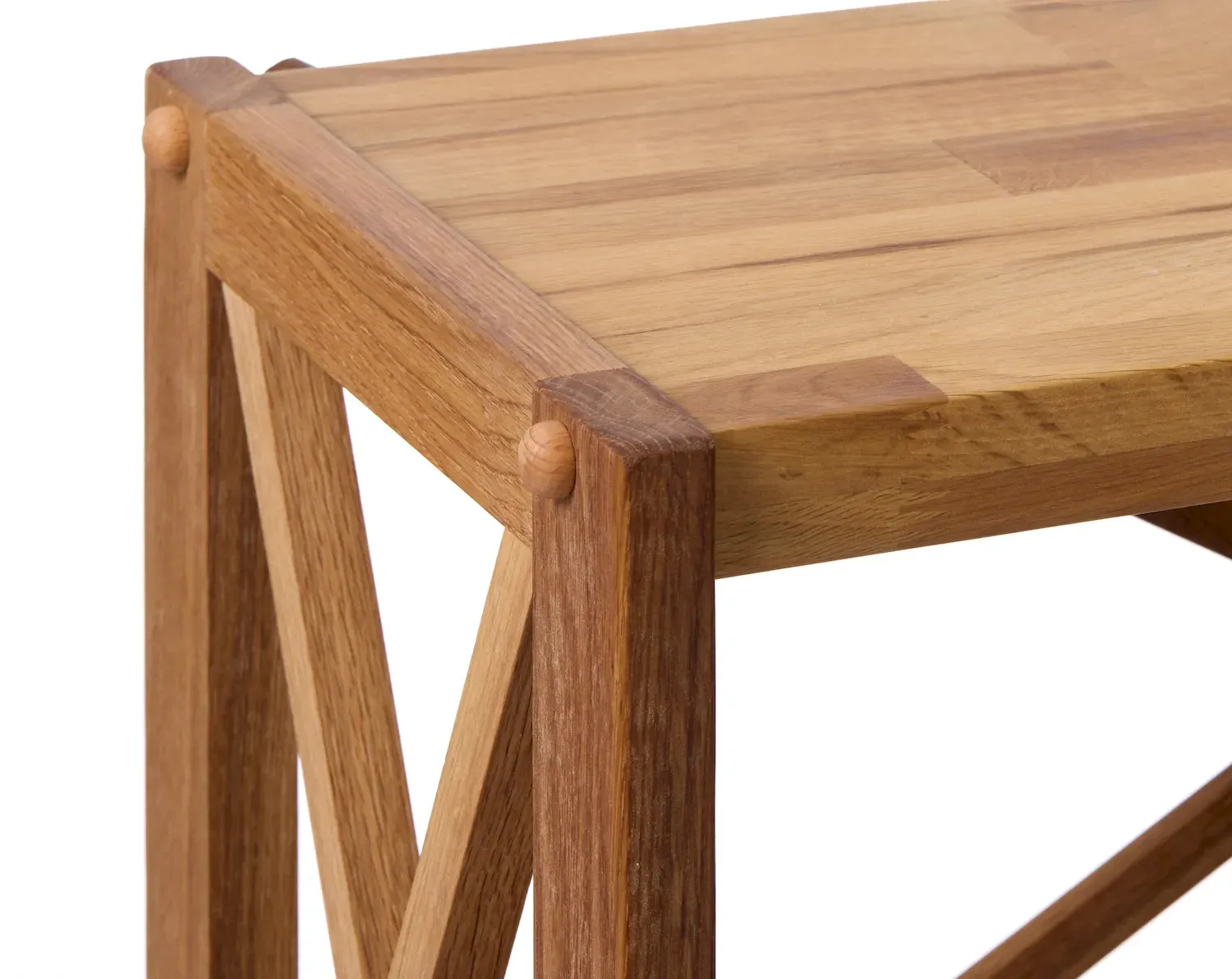 Regał wysoki drewniany X-SHELF 70x161 dąb olejowany - UN_55350800