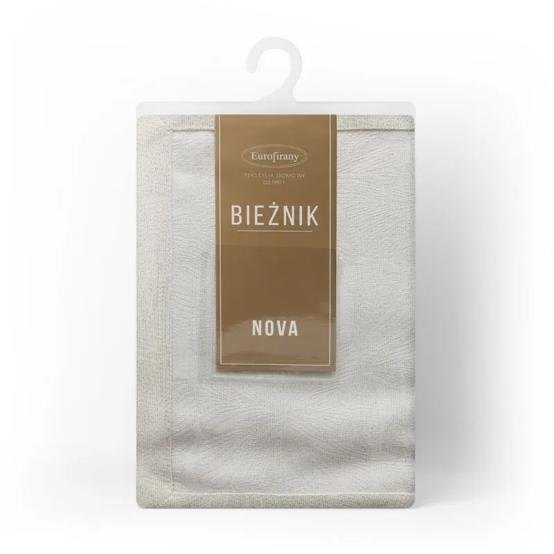 OBRUS LENA 40X180 CM KREMOWY - EU_391254