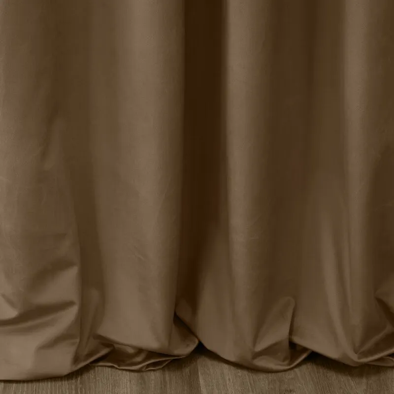 ZASŁONA GOTOWA SIBEL NA TAŚMIE 140X270 CM BRĄZOWY - EU_432177