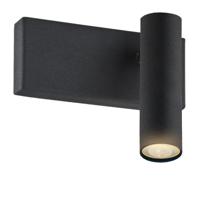 Kinkiet ETNA PLUS metalowy czarny