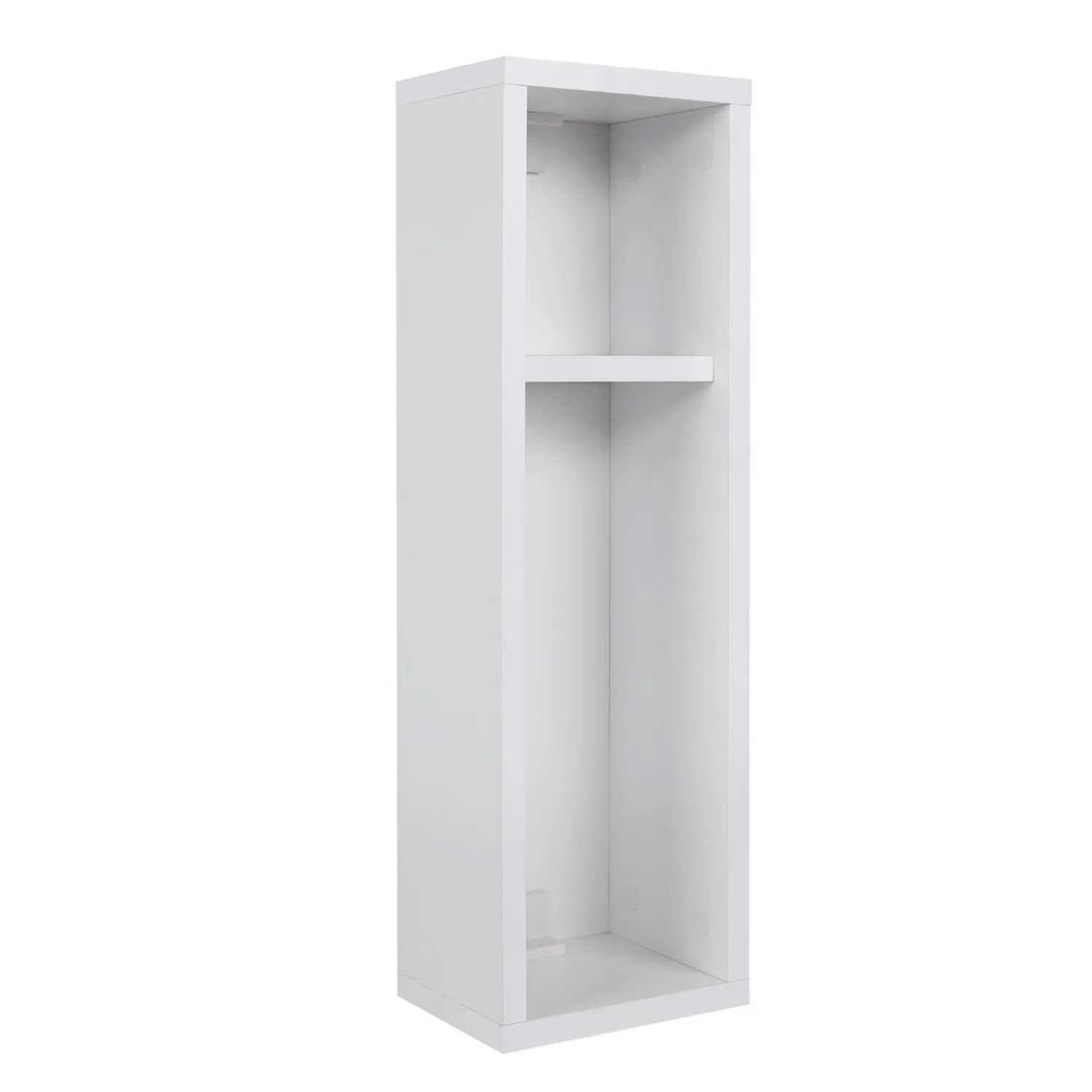 Szafka nocna wisząca otwarta TURRA 20x15x65 cm biała