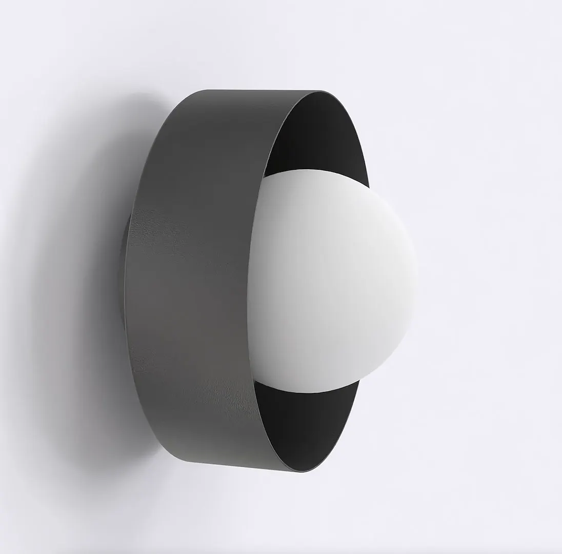 Kinkiet metalowy LULU K1 czarny - 1536/K1