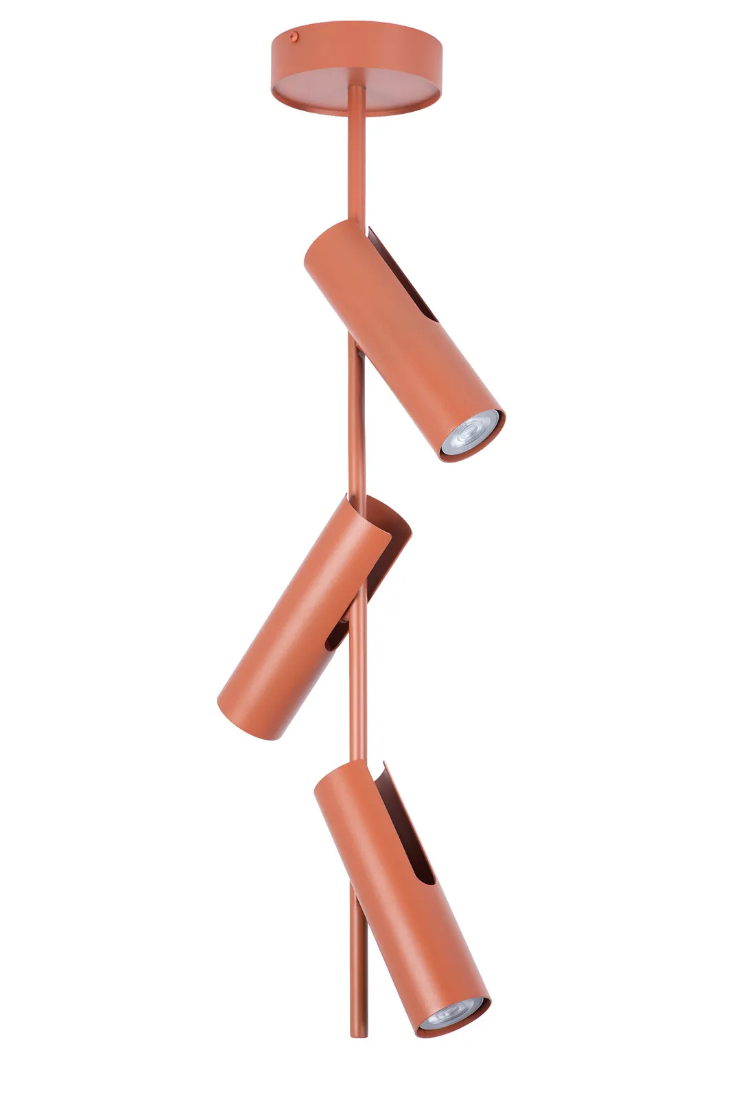 Plafon stalowy LEDA 3 ceglany Lampa, Oświetlenie