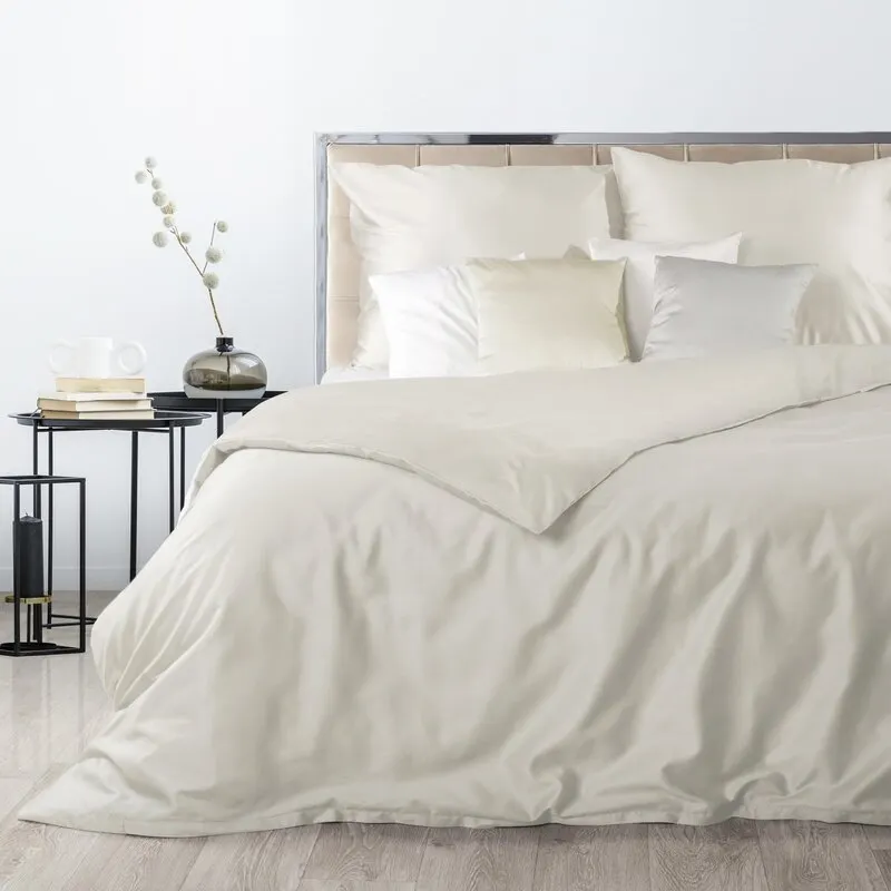 Komplet pościeli satynowej NOVA3 180 X 200 cm Kremowy - EU_383057